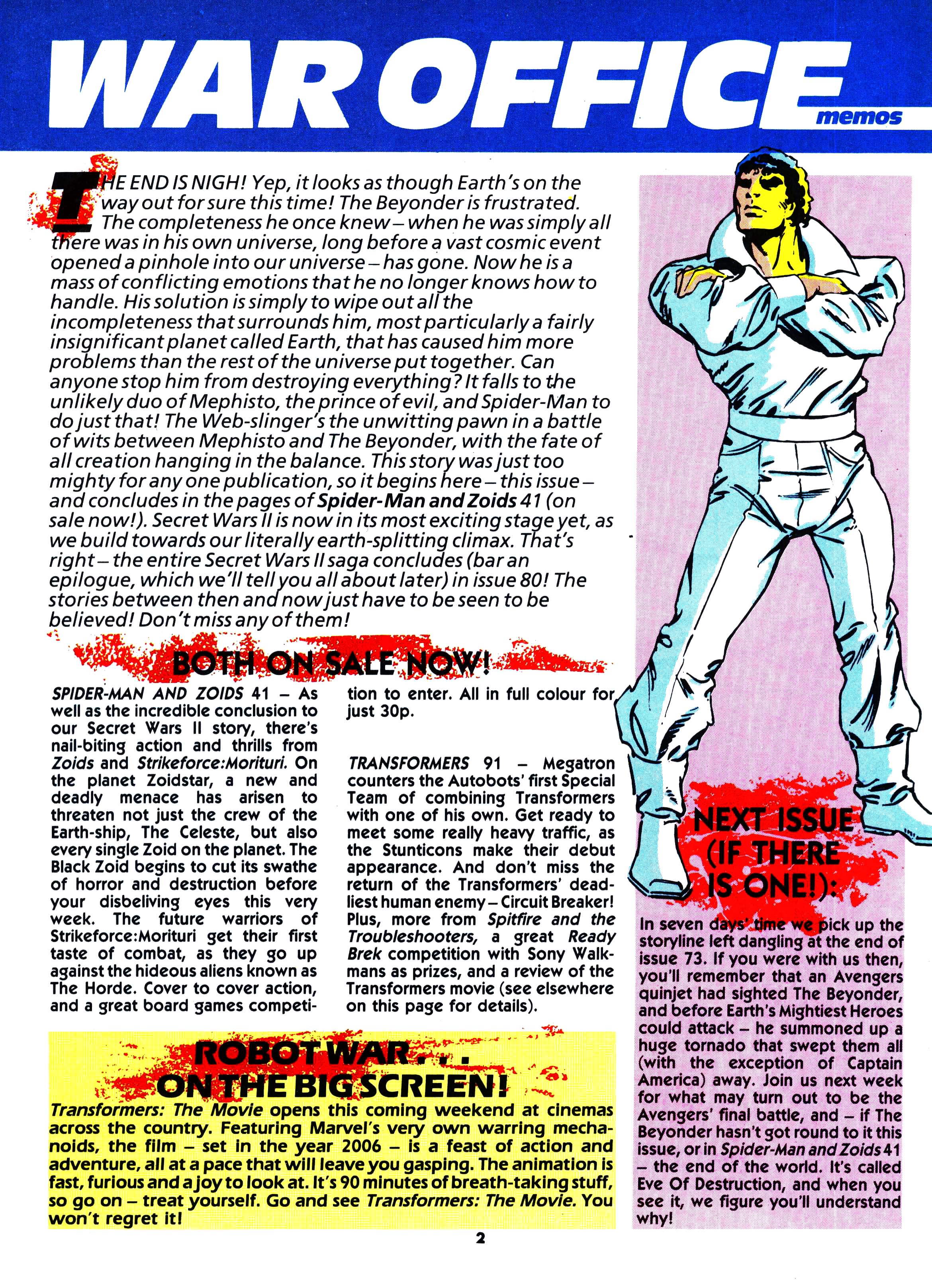 Read online Secret Wars (1985) comic -  Issue #76 - 2