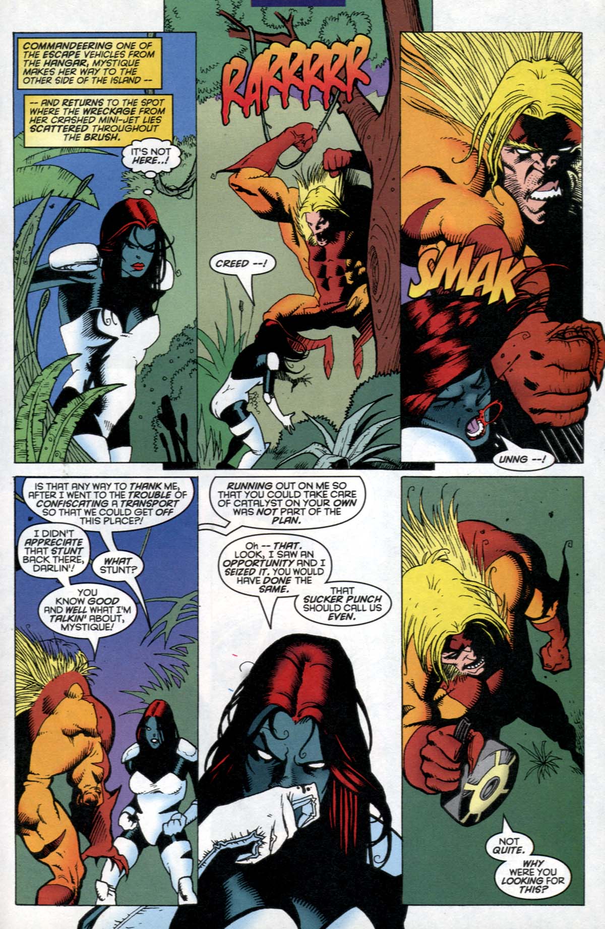 Read online Sabretooth and Mystique comic -  Issue #4 - 22