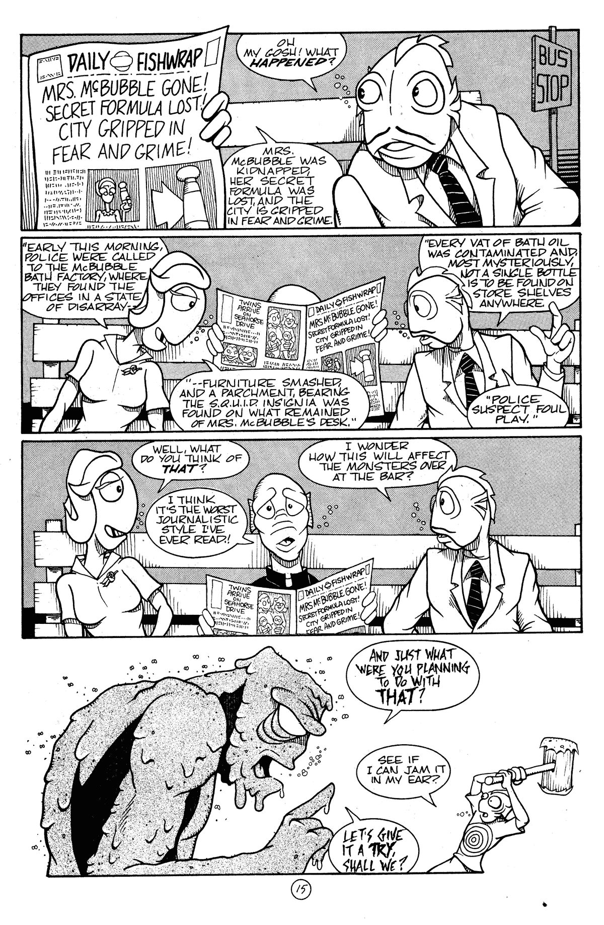 Read online Fish Shticks comic -  Issue #2 - 17