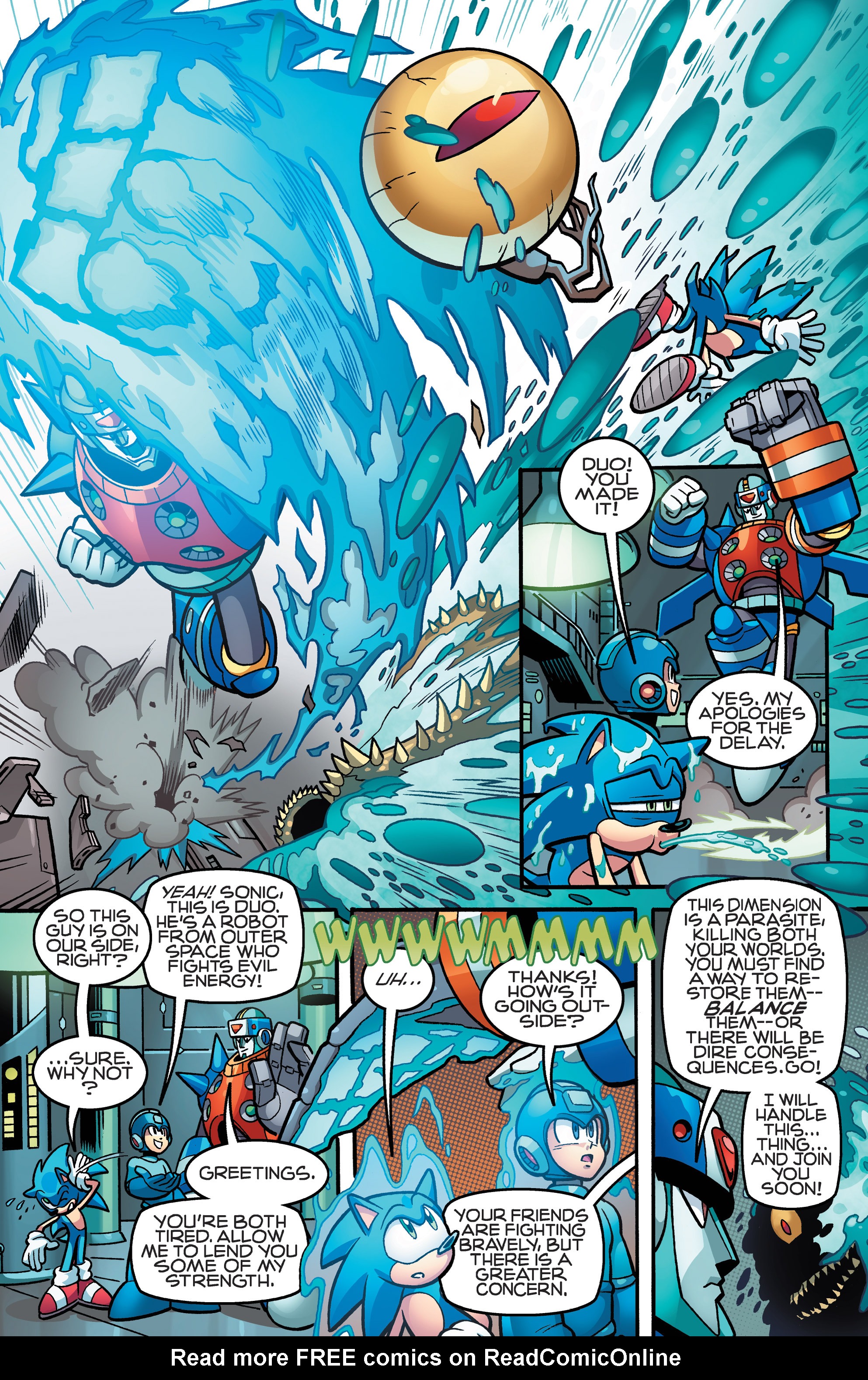 Read online Sonic Mega Man Worlds Collide comic -  Issue # Vol 3 - 65