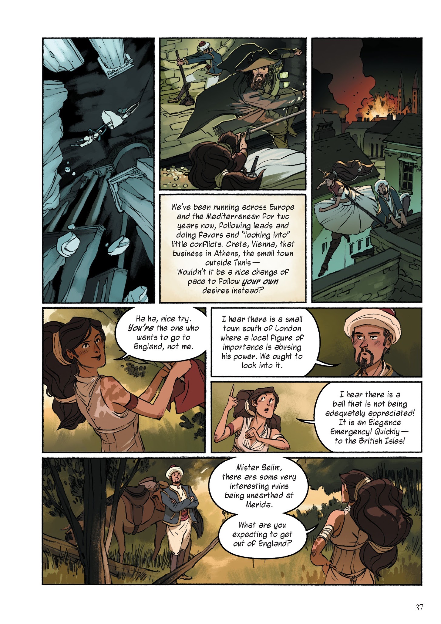 Read online Delilah Dirk and the King's Shilling comic -  Issue # TPB (Part 1) - 42