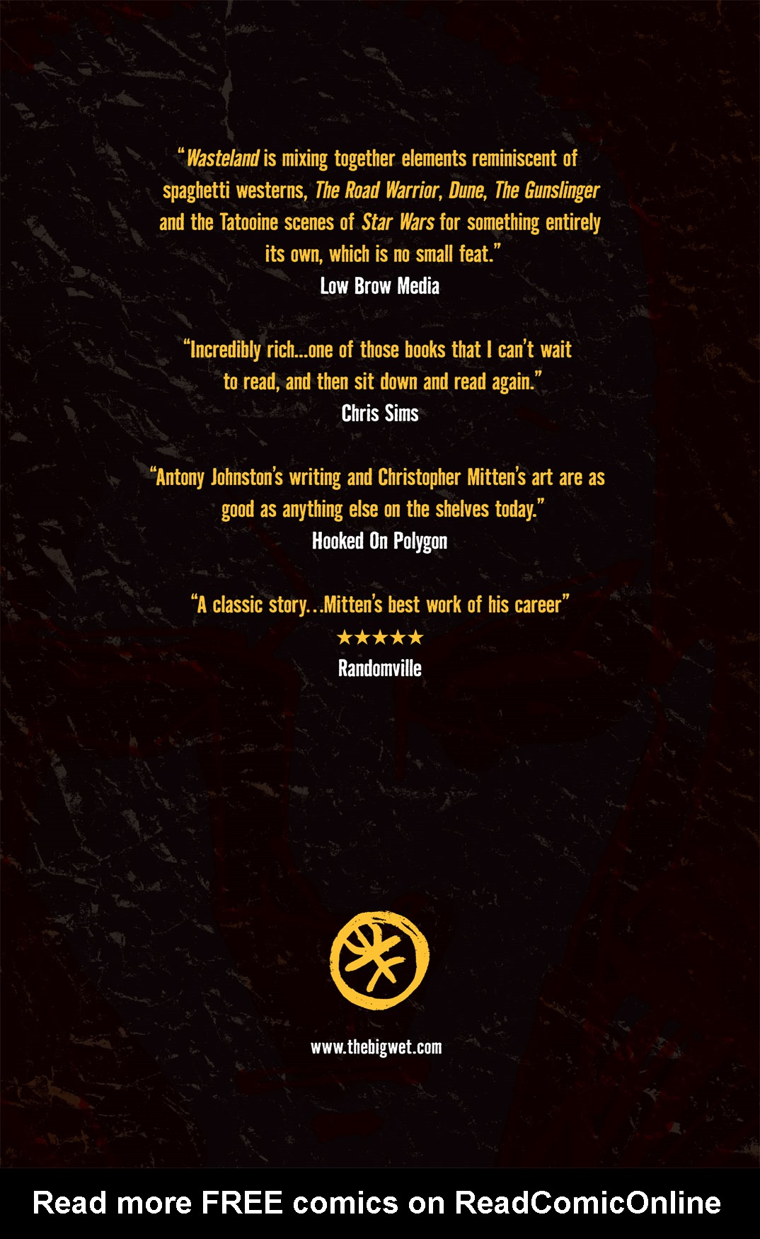 Read online Wasteland (2006) comic -  Issue #5 - 27