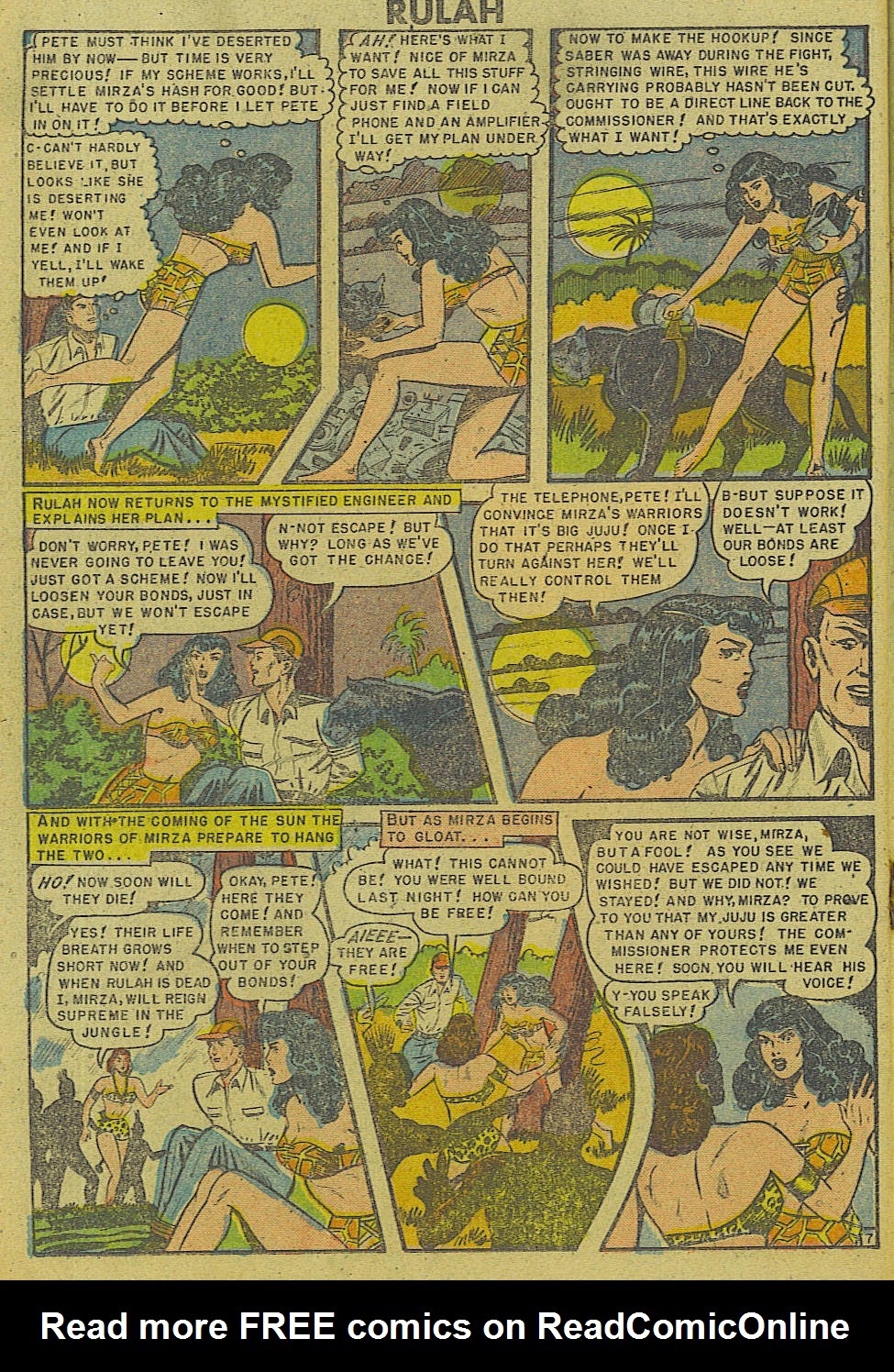 Read online Rulah - Jungle Goddess comic -  Issue #26 - 17