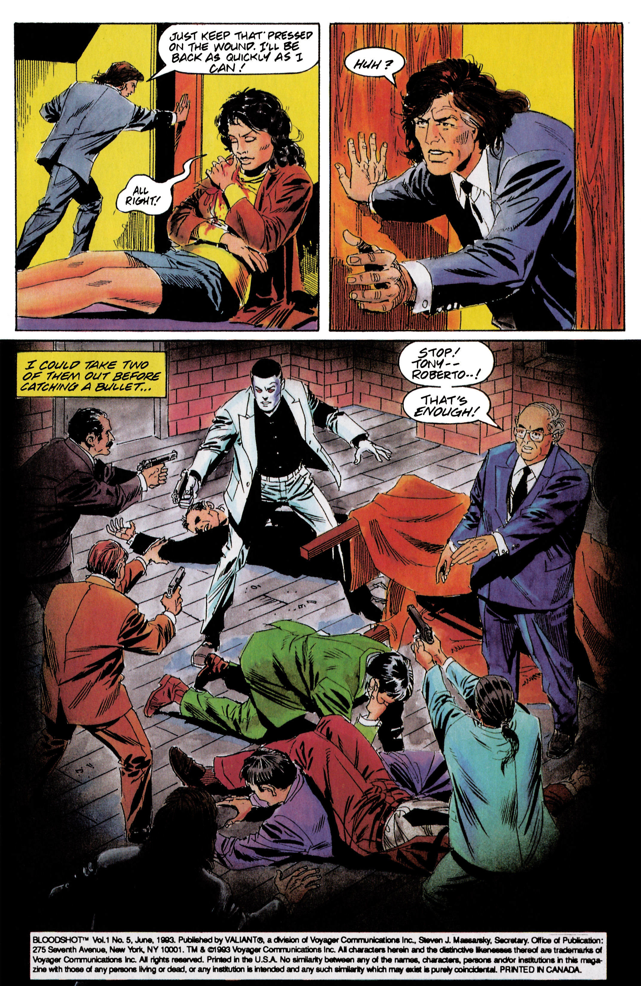 Read online Valiant Masters Bloodshot: Blood of the Machine comic -  Issue # TPB (Part 2) - 1