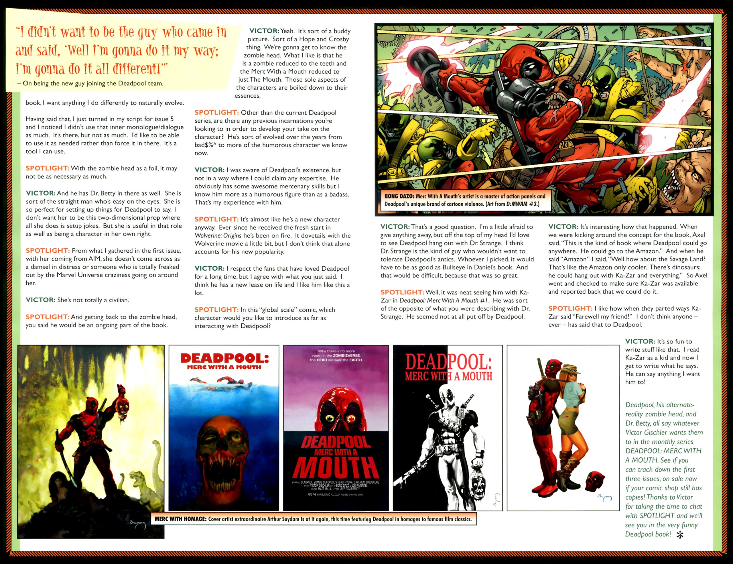 Read online Marvel Spotlight: Deadpool comic -  Issue # Full - 6