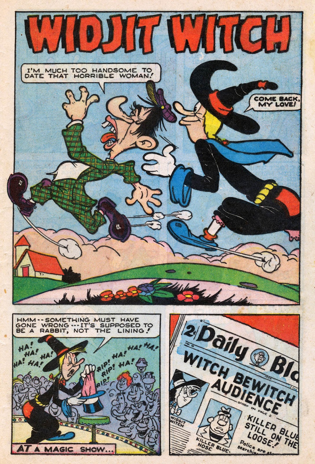 Read online Comedy Comics (1942) comic -  Issue #33 - 34