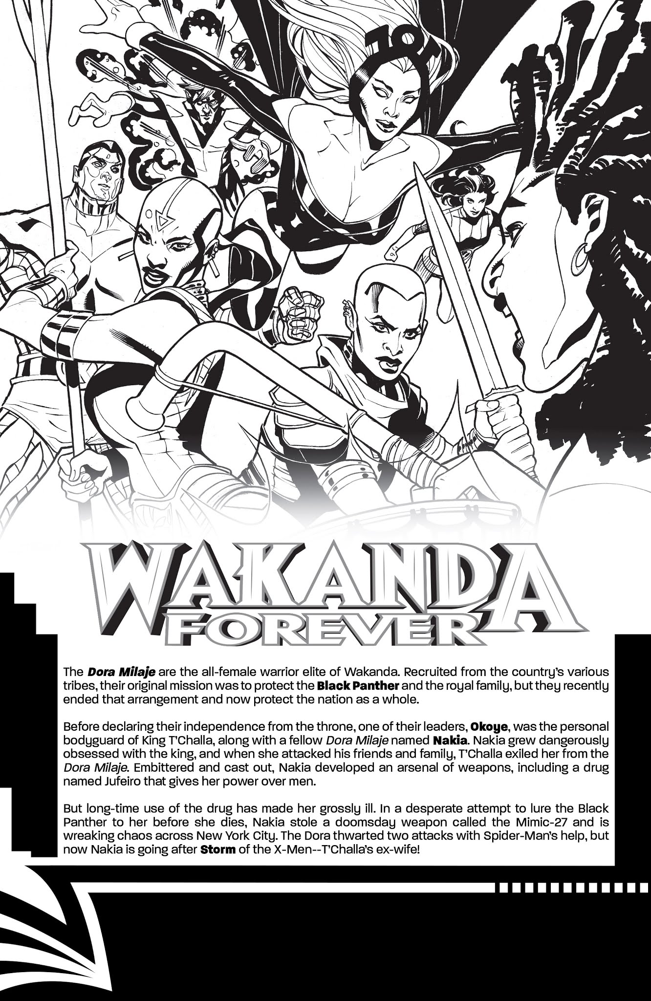 Read online Wakanda Forever: X-Men comic -  Issue # Full - 2
