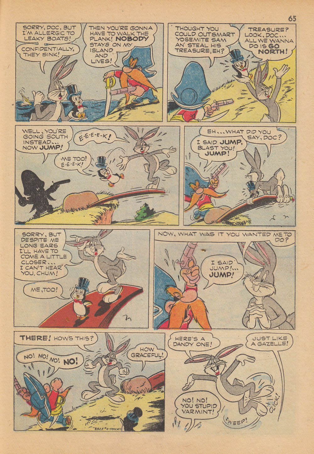 Read online Bugs Bunny's Christmas Funnies comic -  Issue # TPB 4 - 67