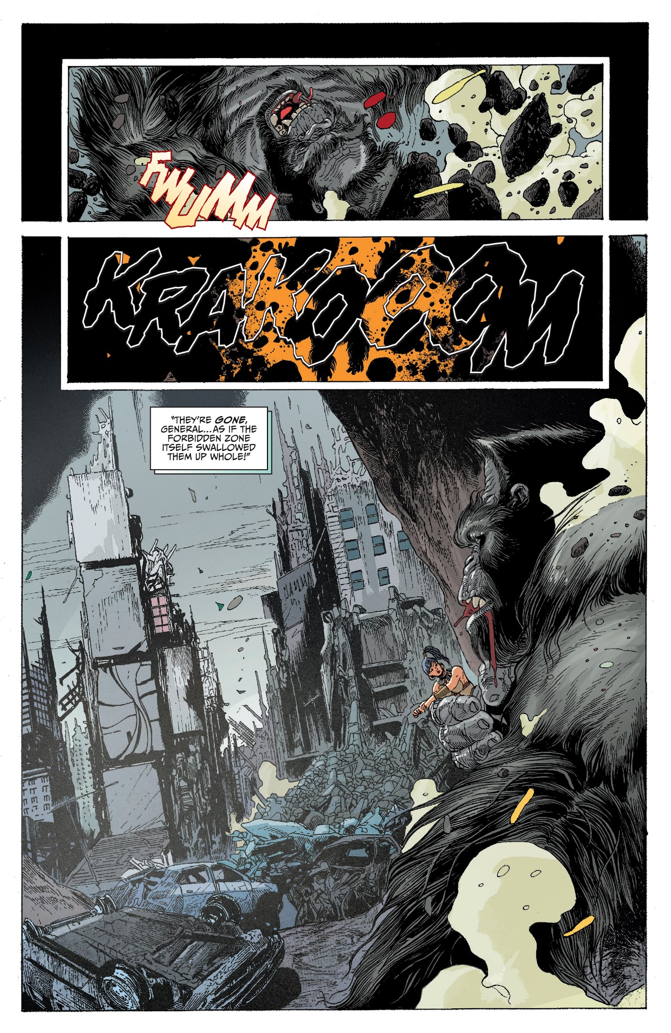 Read online Kong on the Planet of the Apes comic -  Issue #6 - 12