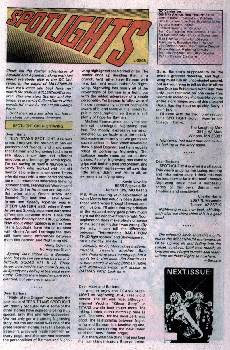 Read online Teen Titans Spotlight comic -  Issue #18 - 24