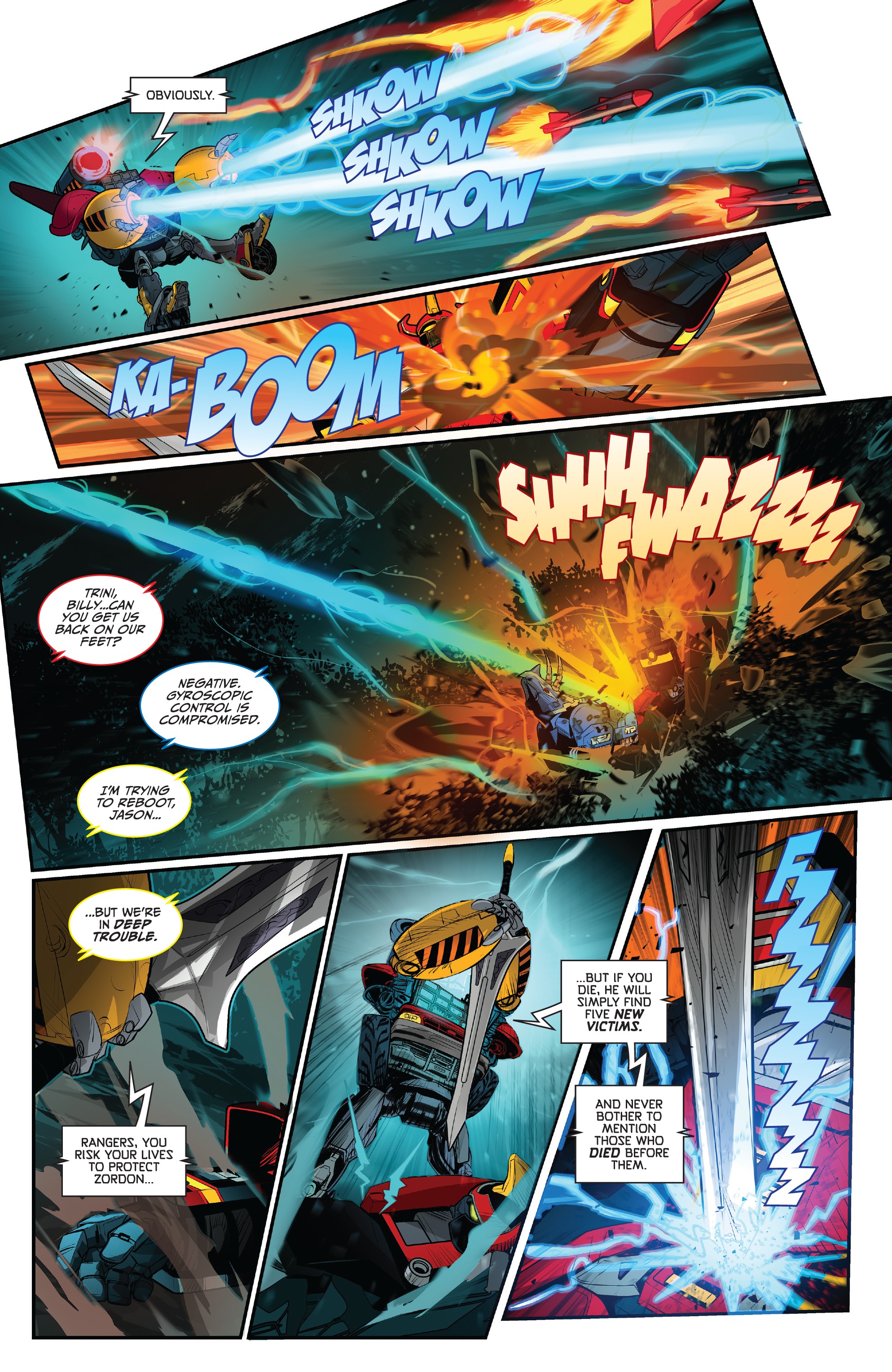 Read online Saban's Go Go Power Rangers: Forever Rangers comic -  Issue # Full - 13