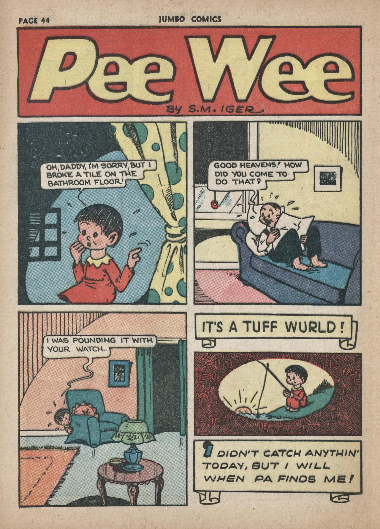 Read online Jumbo Comics comic -  Issue #44 - 46