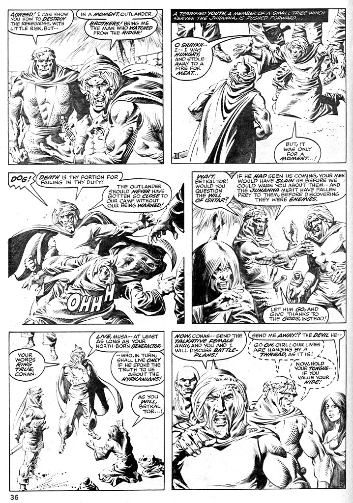 Read online The Savage Sword Of Conan comic -  Issue #37 - 36