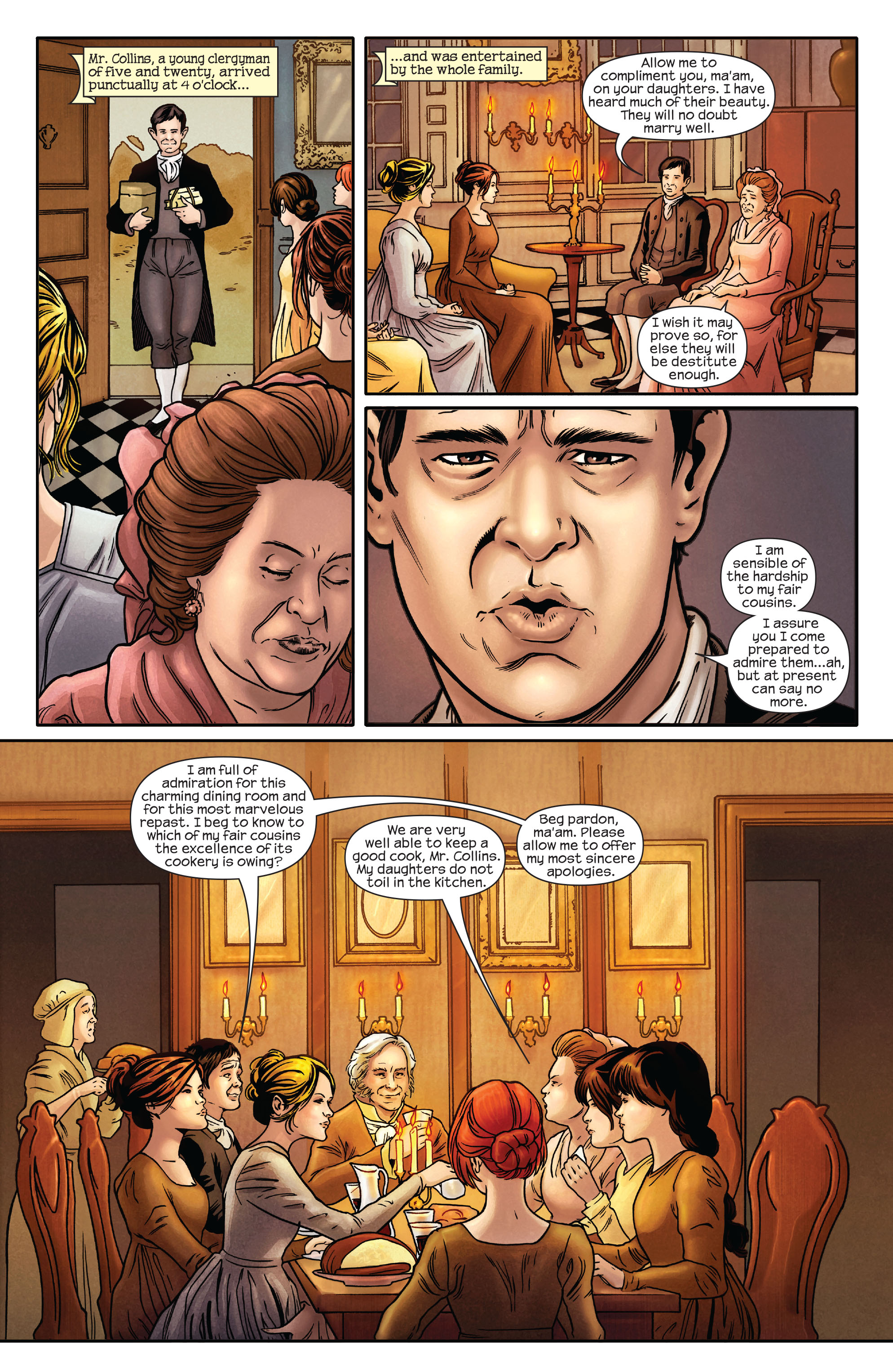 Read online Pride & Prejudice (2009) comic -  Issue #2 - 4