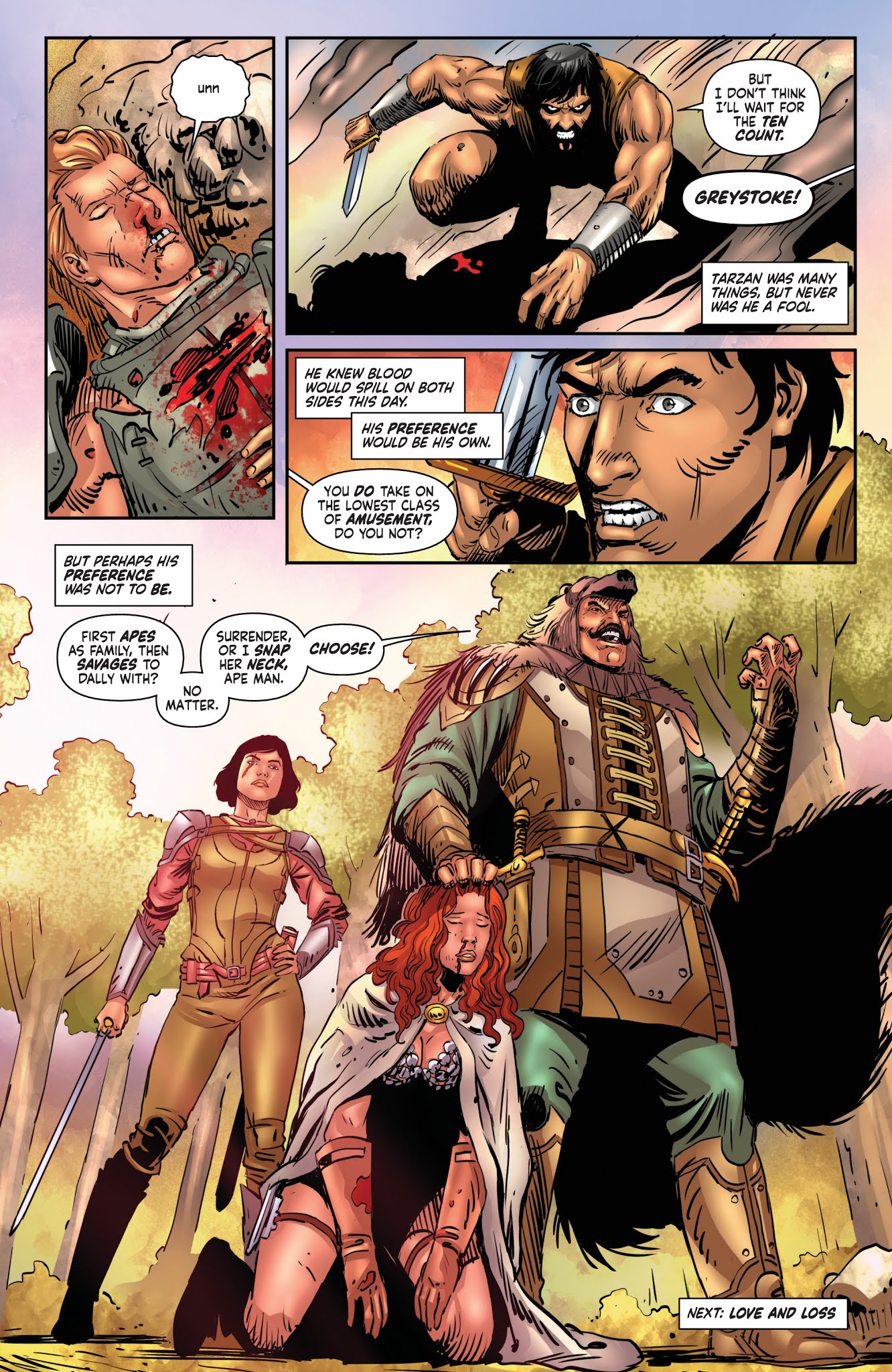Read online Red Sonja/Tarzan comic -  Issue #4 - 27