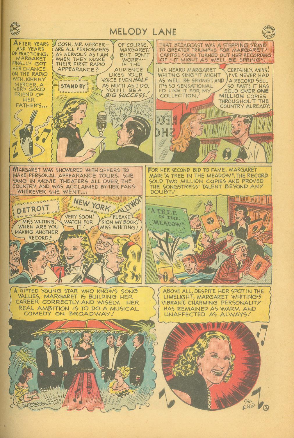 Read online Miss Melody Lane of Broadway comic -  Issue #1 - 39
