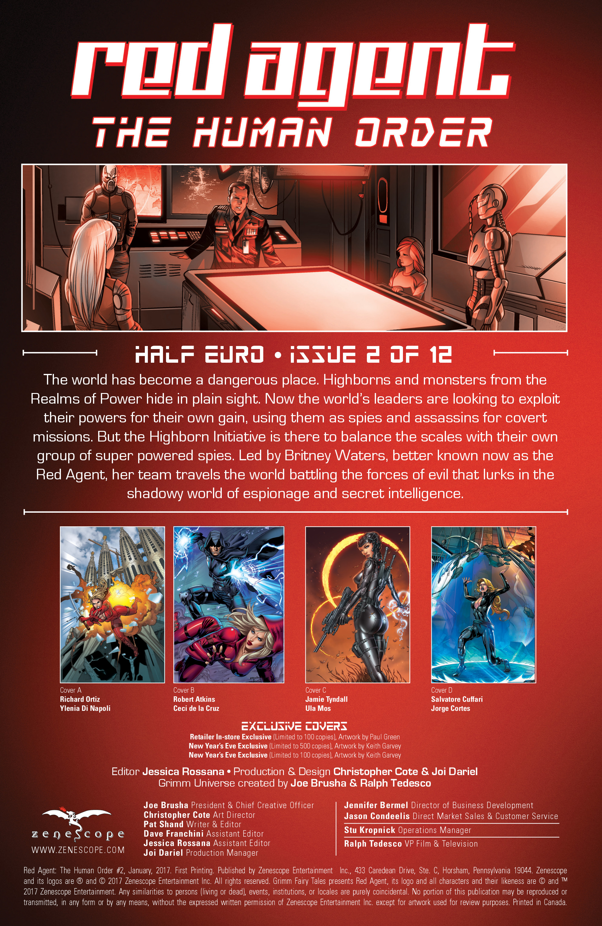 Read online Grimm Fairy Tales presents Red Agent: The Human Order comic -  Issue #2 - 2