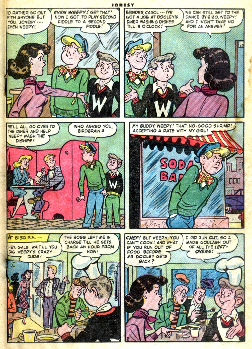 Read online Jonesy (1953) comic -  Issue #6 - 19