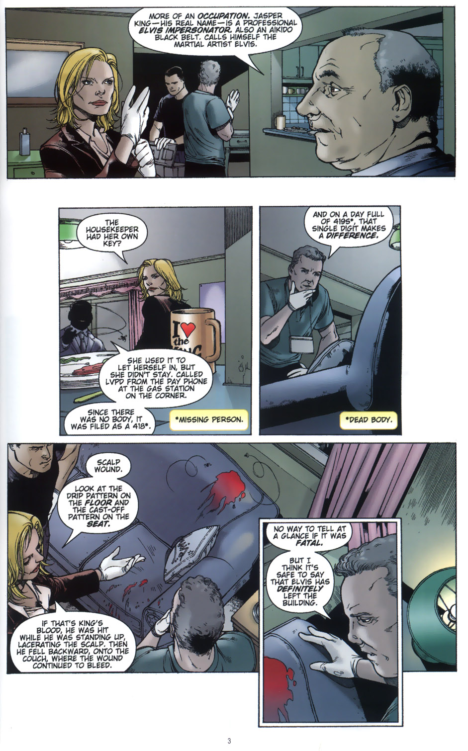 Read online CSI: Crime Scene Investigation: Thicker Than Blood comic -  Issue # Full - 5