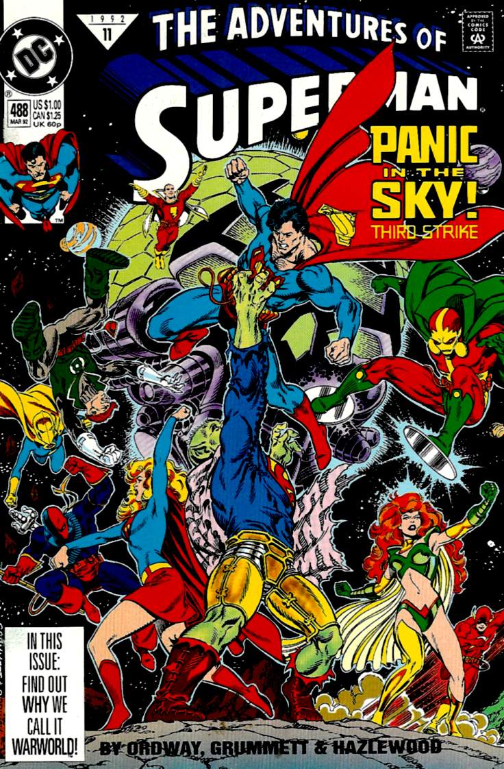 Read online Adventures of Superman (1987) comic -  Issue #488 - 1