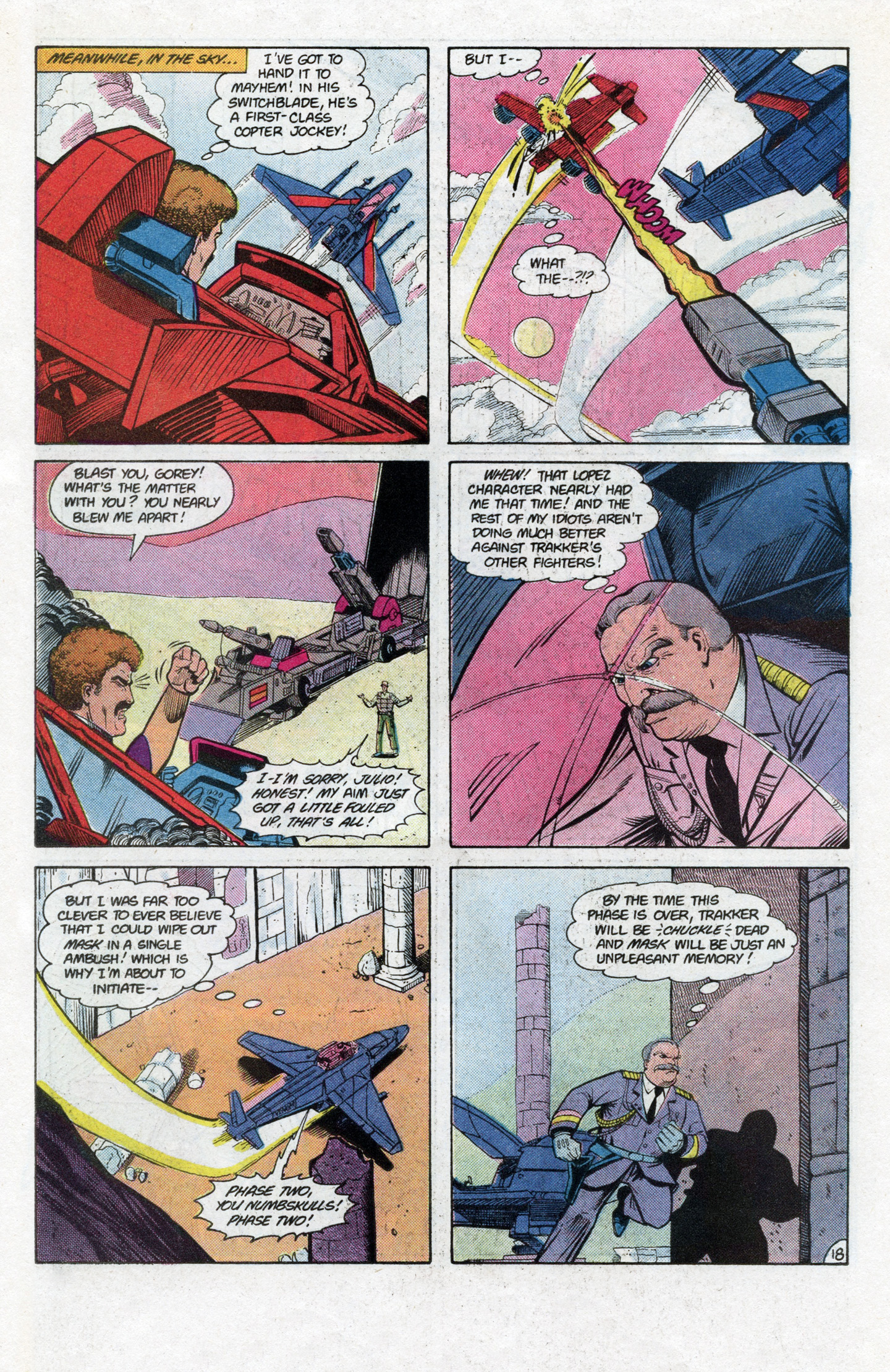 Read online MASK comic -  Issue #2 - 19