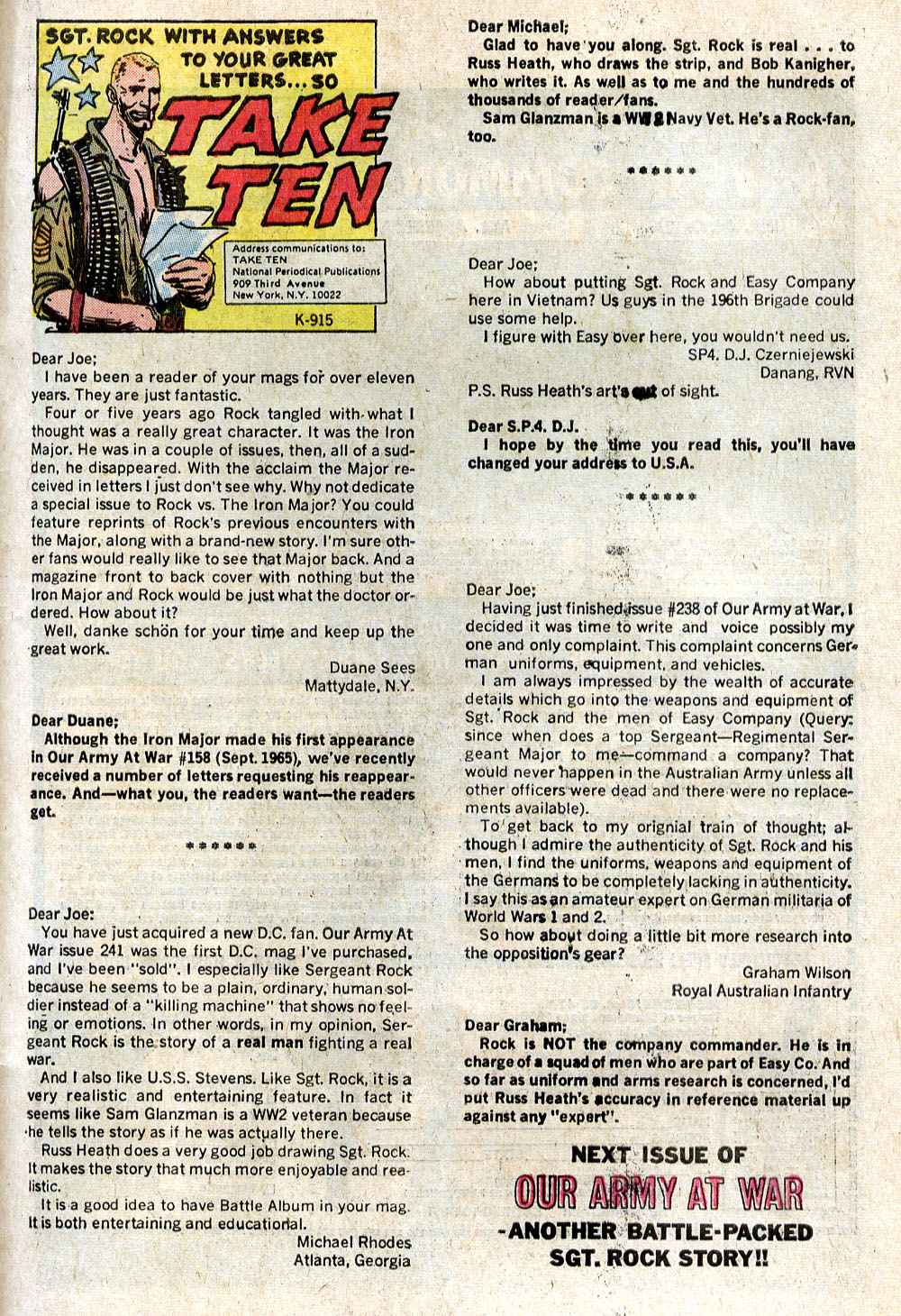 Read online Our Army at War (1952) comic -  Issue #246 - 49