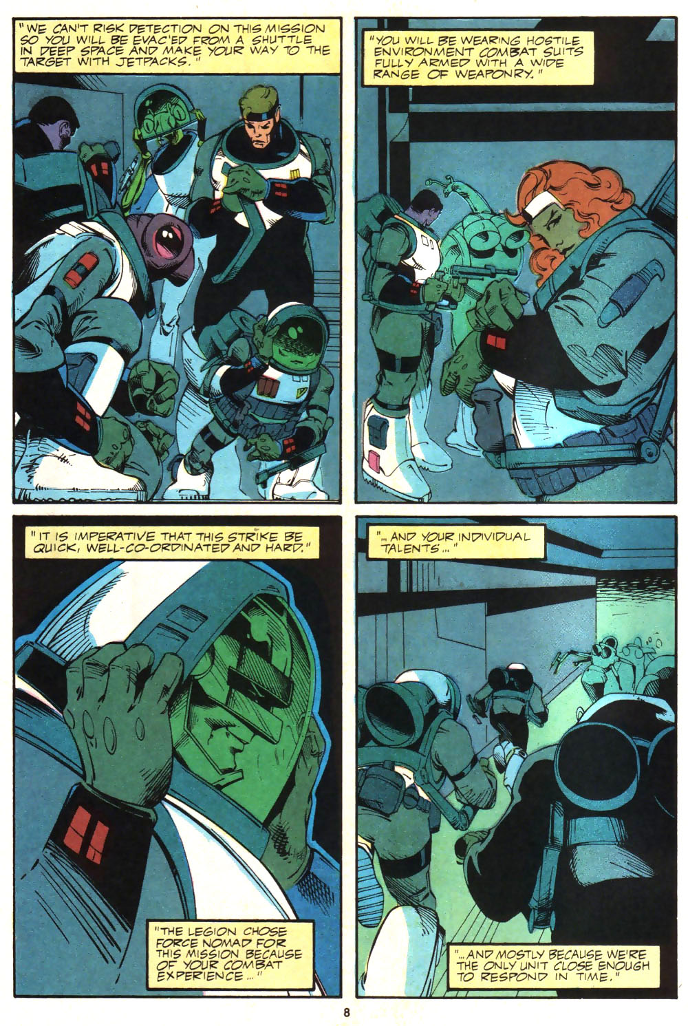 Read online Alien Legion (1987) comic -  Issue #4 - 10