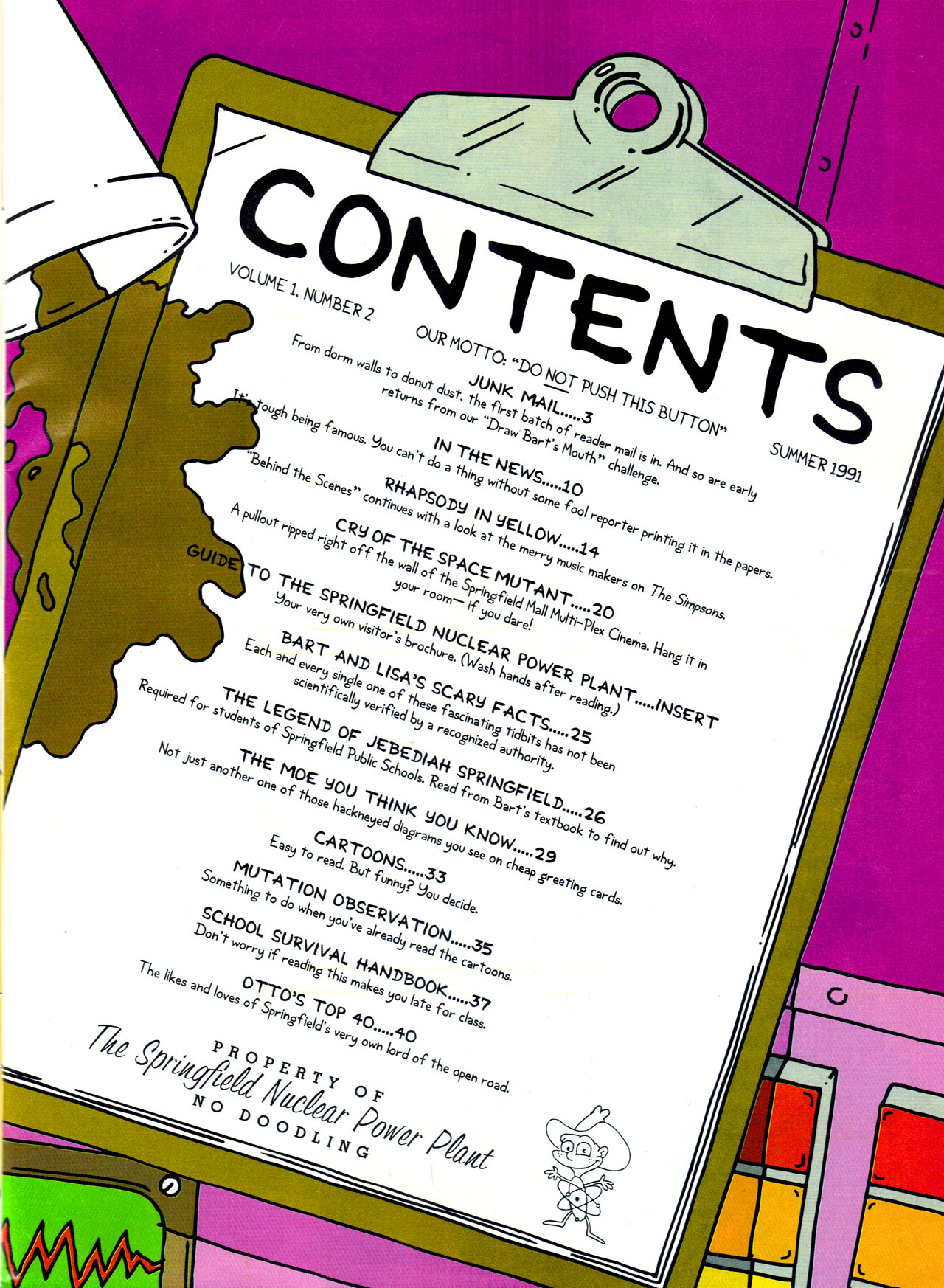 Read online Simpsons Illustrated (1991) comic -  Issue #2 - 3