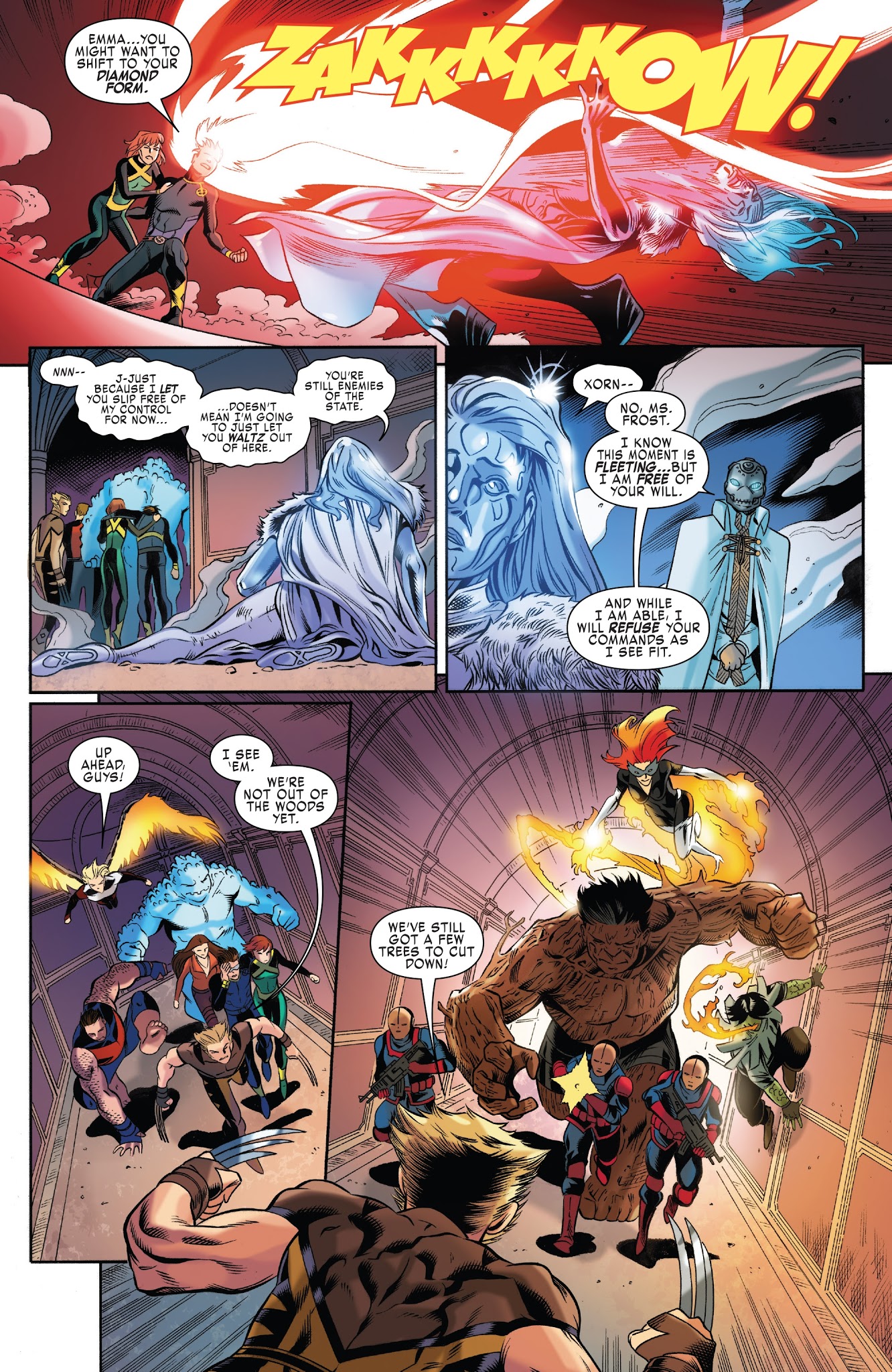 Read online X-Men: Blue comic -  Issue #9 - 18