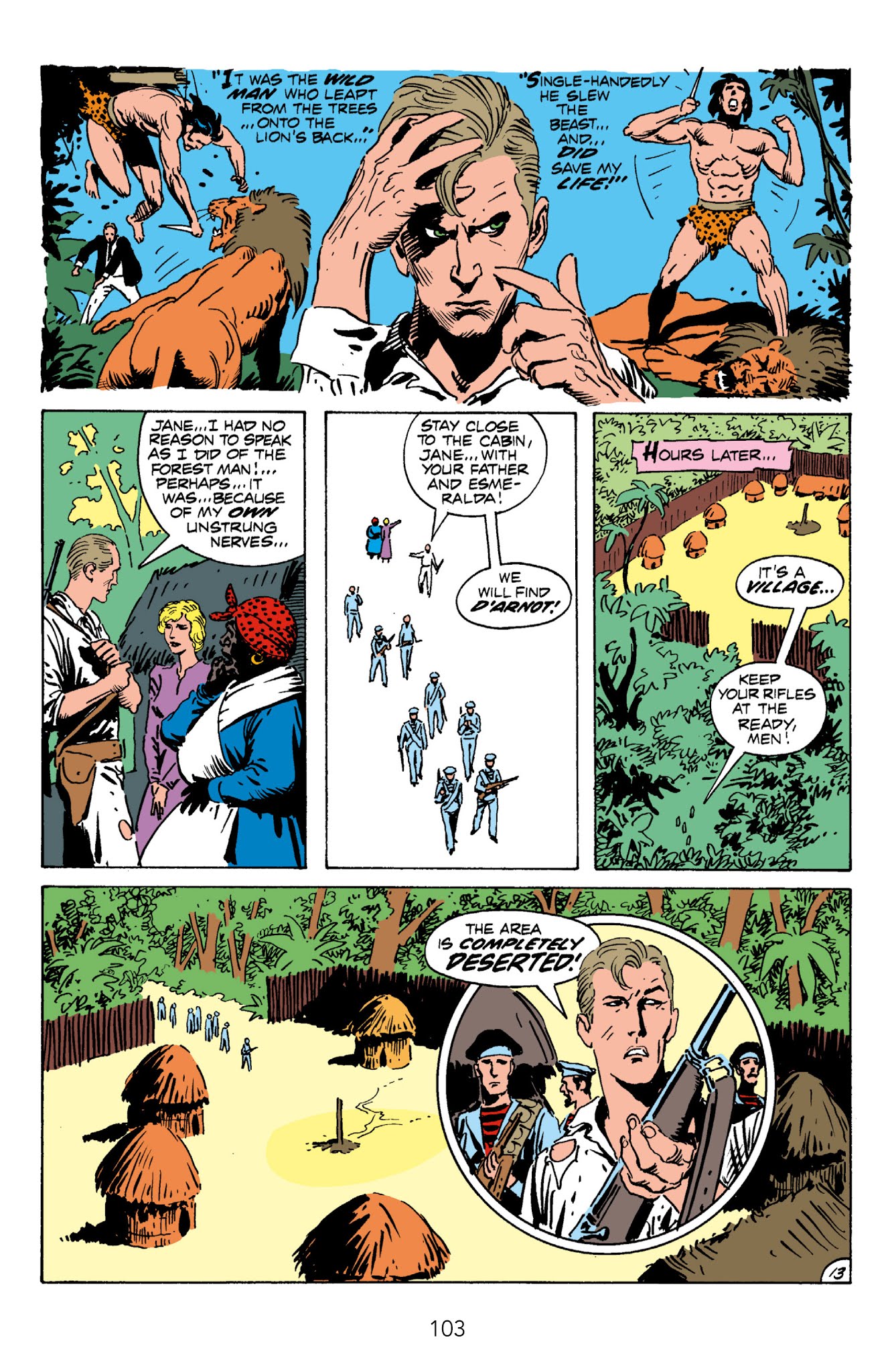 Read online Edgar Rice Burroughs' Tarzan The Joe Kubert Years comic -  Issue # TPB 1 (Part 2) - 5