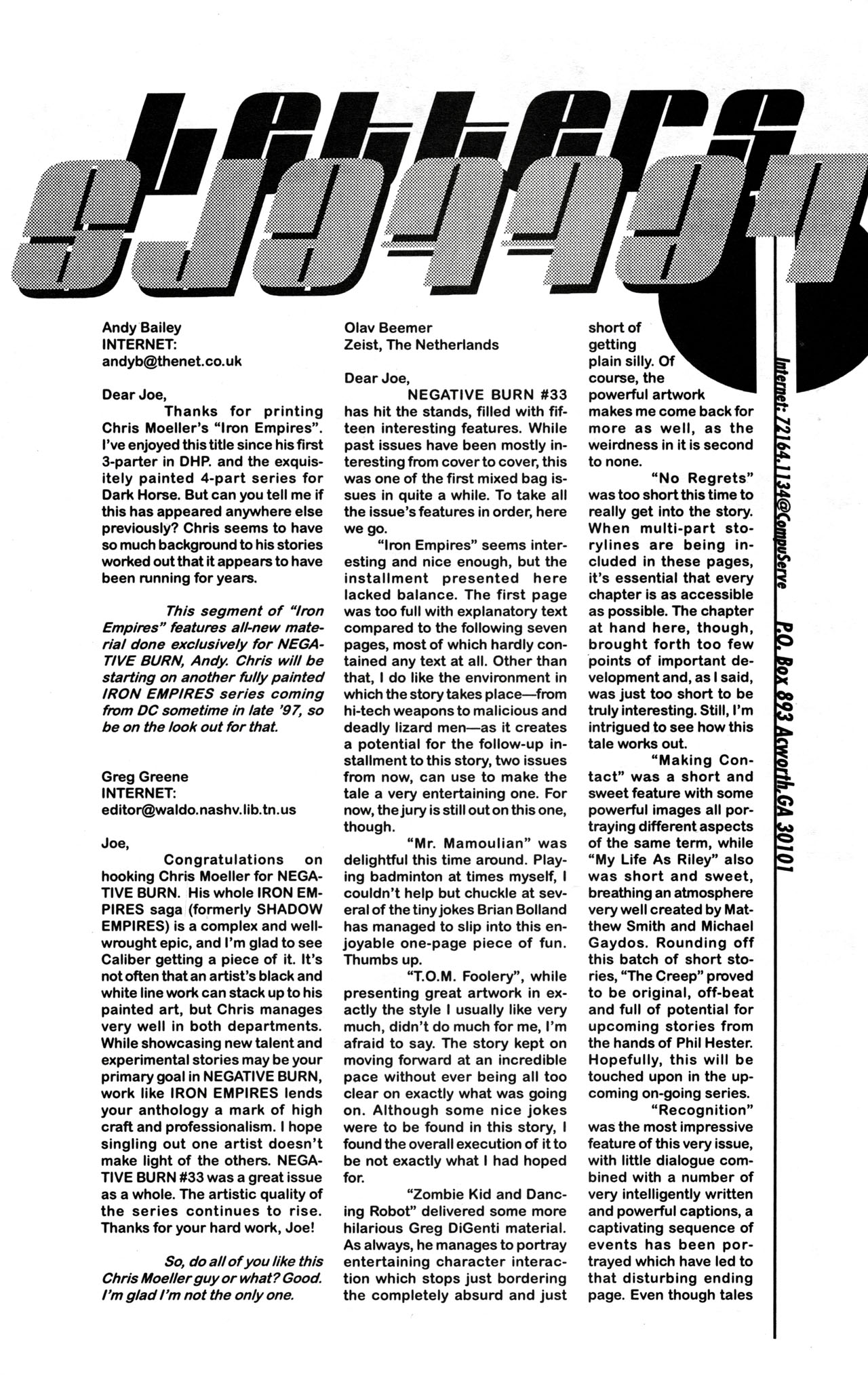 Read online Negative Burn comic -  Issue #37 - 62
