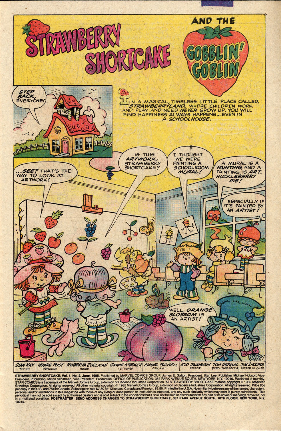 Read online Strawberry Shortcake (1985) comic -  Issue #2 - 3