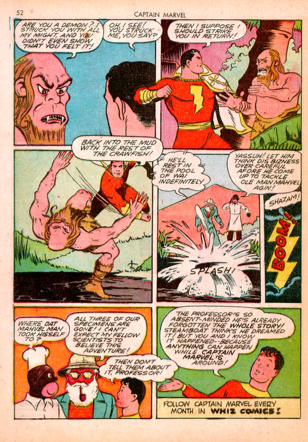 Read online Captain Marvel Adventures comic -  Issue #10 - 52