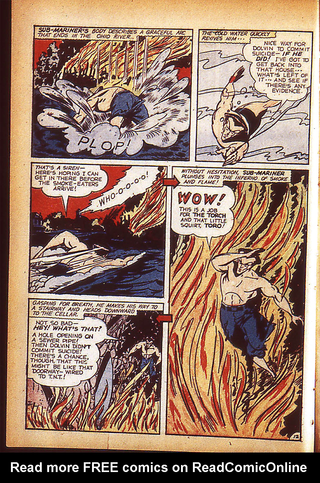 Read online Sub-Mariner Comics comic -  Issue #10 - 15
