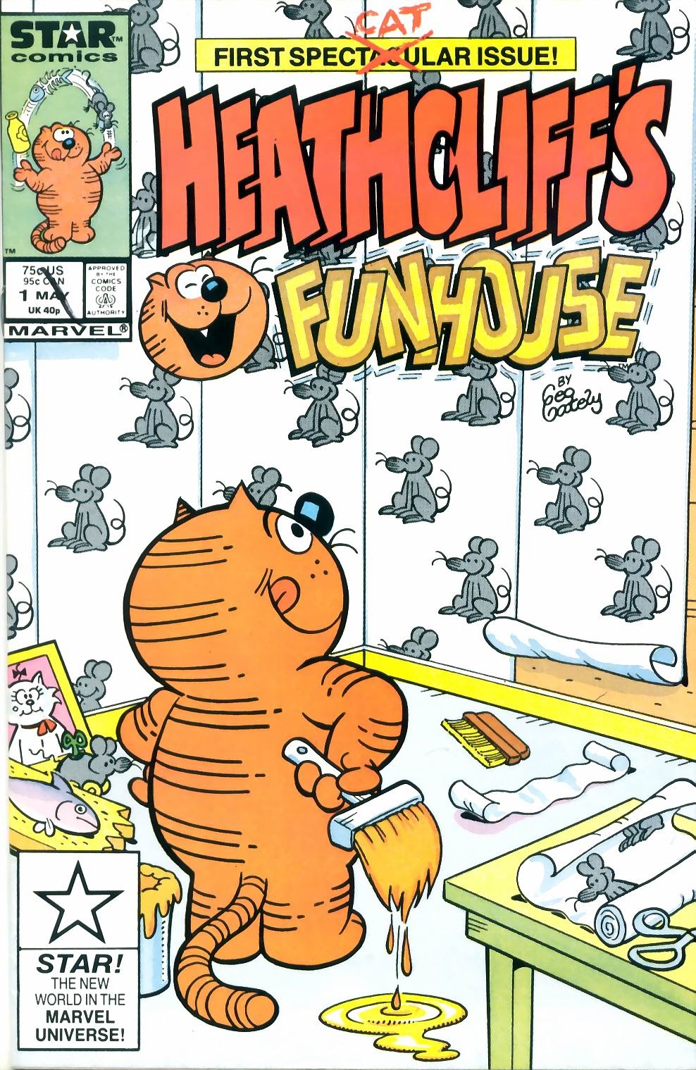 Read online Heathcliff's Funhouse comic -  Issue #1 - 1