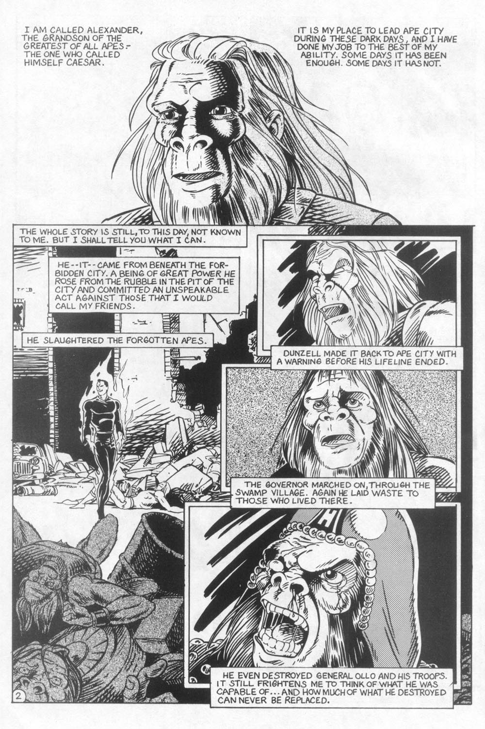 Read online Planet of the Apes (1990) comic -  Issue #24 - 4
