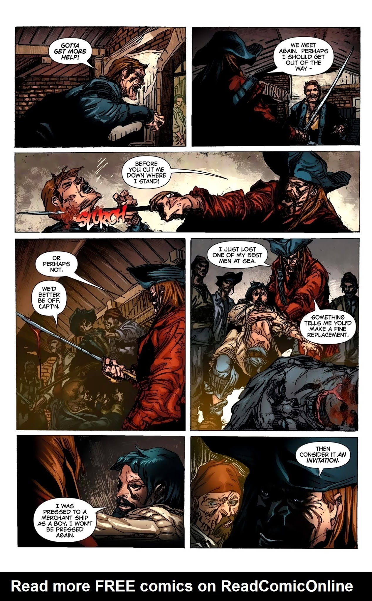 Read online Blackbeard: Legend of the Pyrate King comic -  Issue #2 - 21