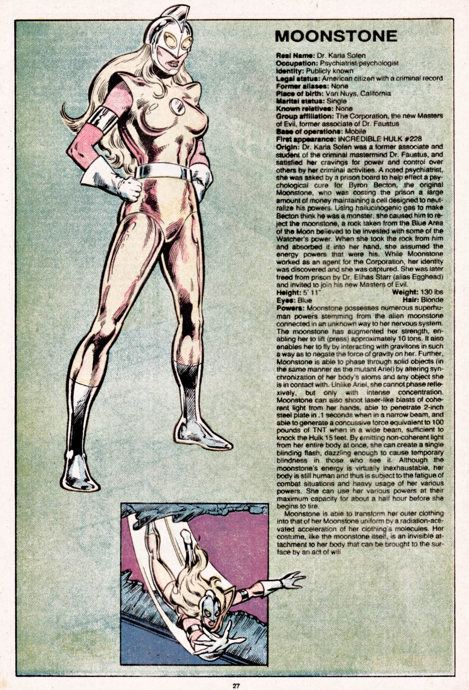 The Official Handbook of the Marvel Universe issue 7 - Page 28