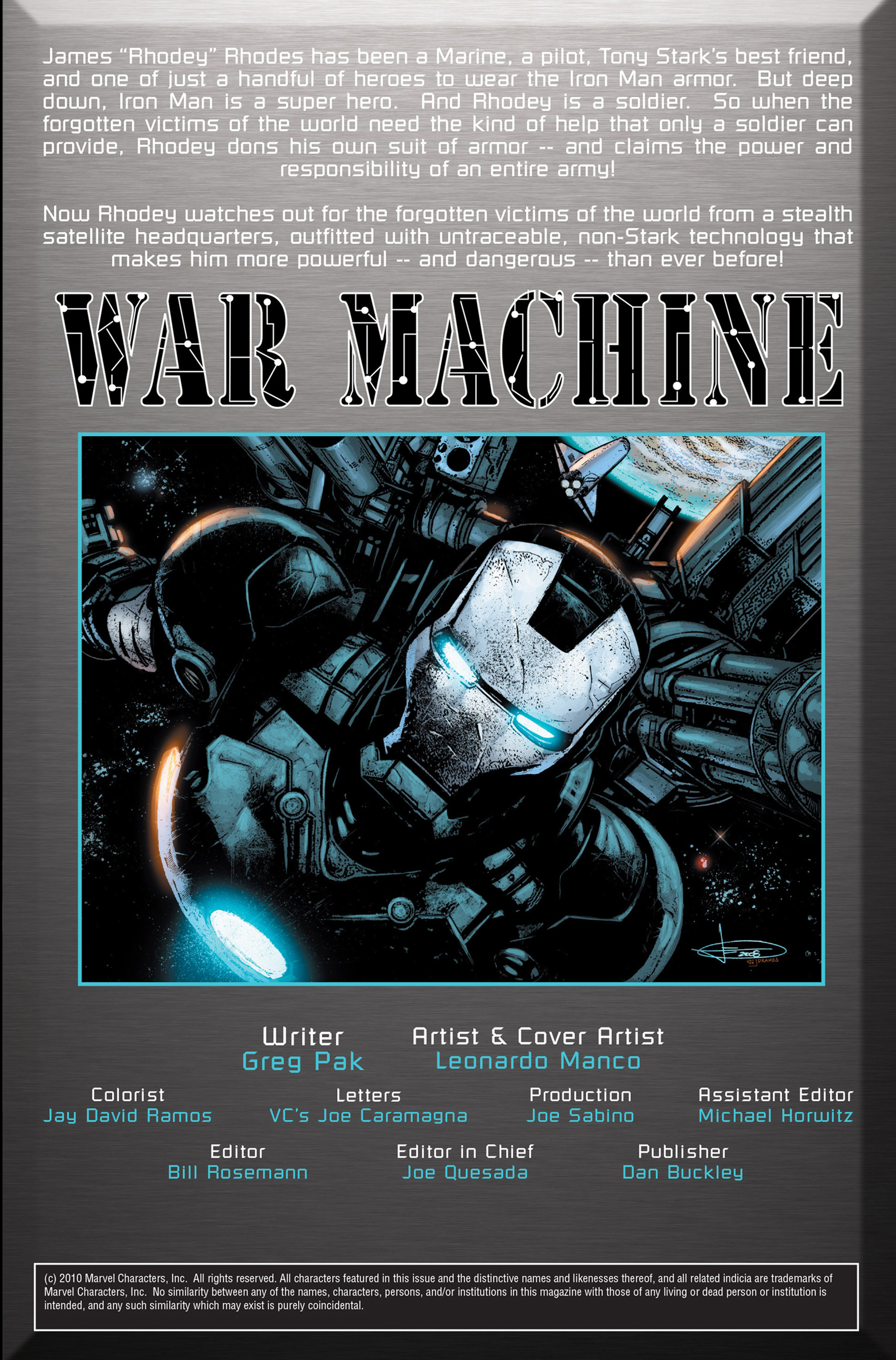 Read online War Machine (2009) comic -  Issue #1 - 2