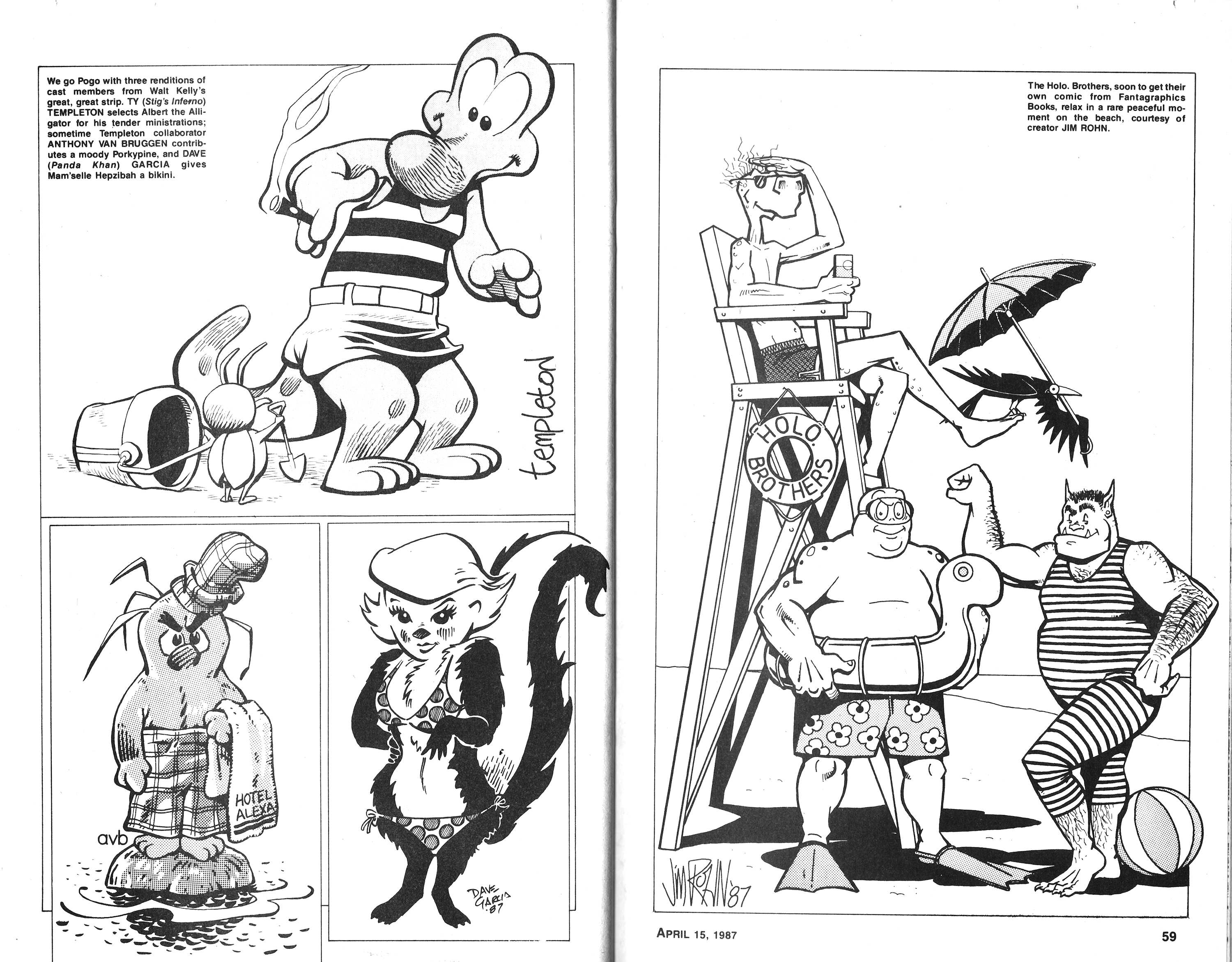 Read online Amazing Heroes comic -  Issue #115 - 30