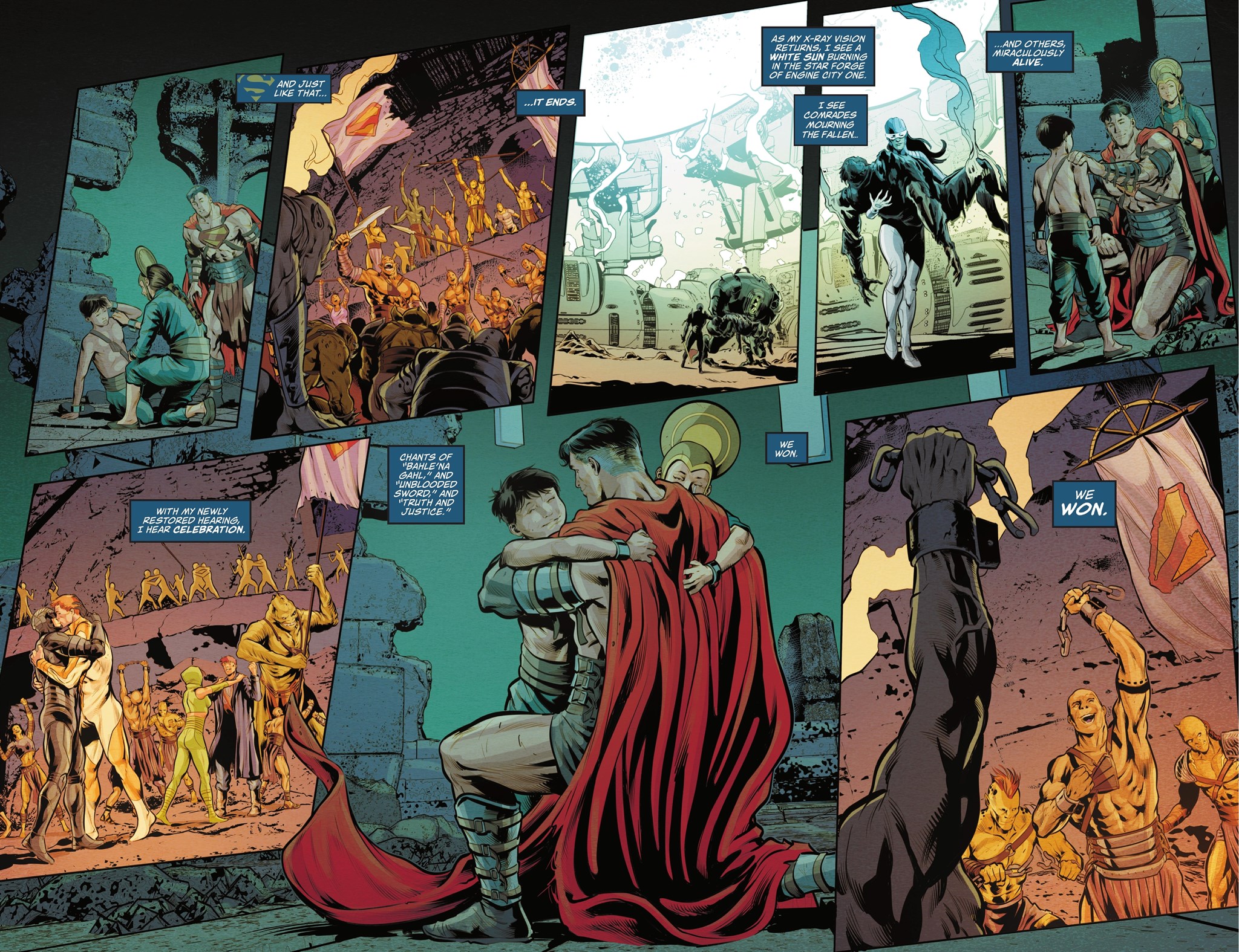 Read online Superman: Action Comics: Warworld Revolution comic -  Issue # TPB (Part 2) - 118