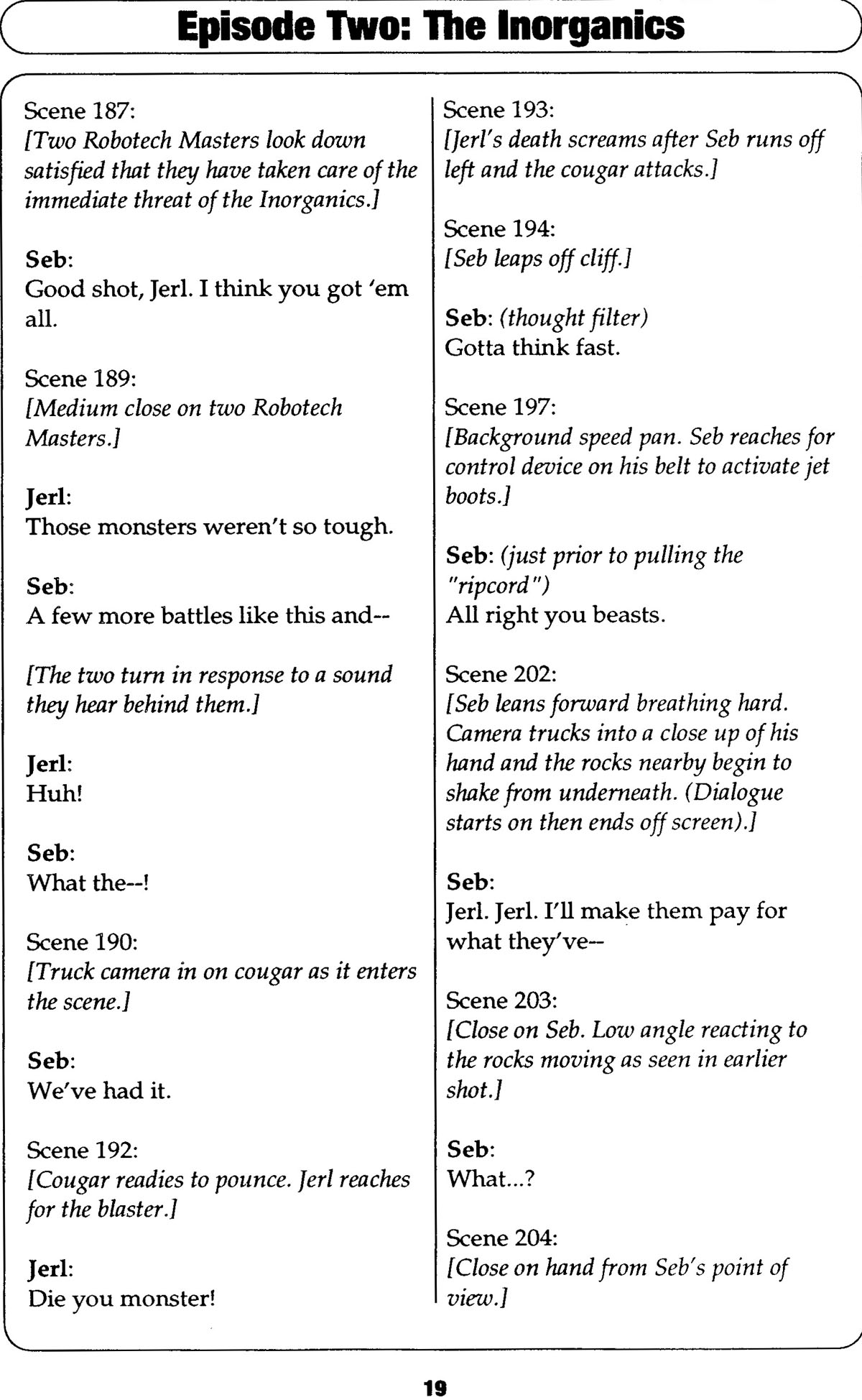 Read online Robotech II: The Sentinels comic -  Issue # _Script Book 1 - 49