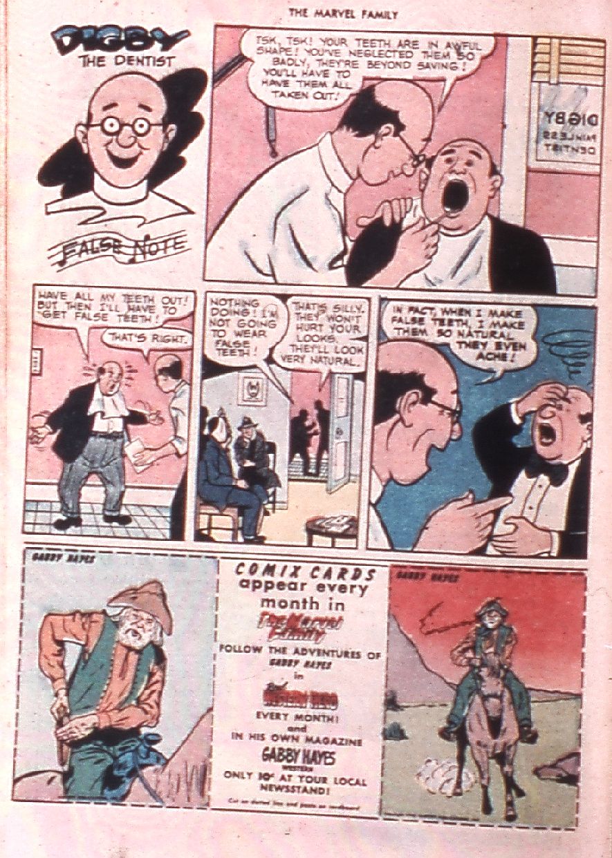 Read online The Marvel Family comic -  Issue #31 - 24