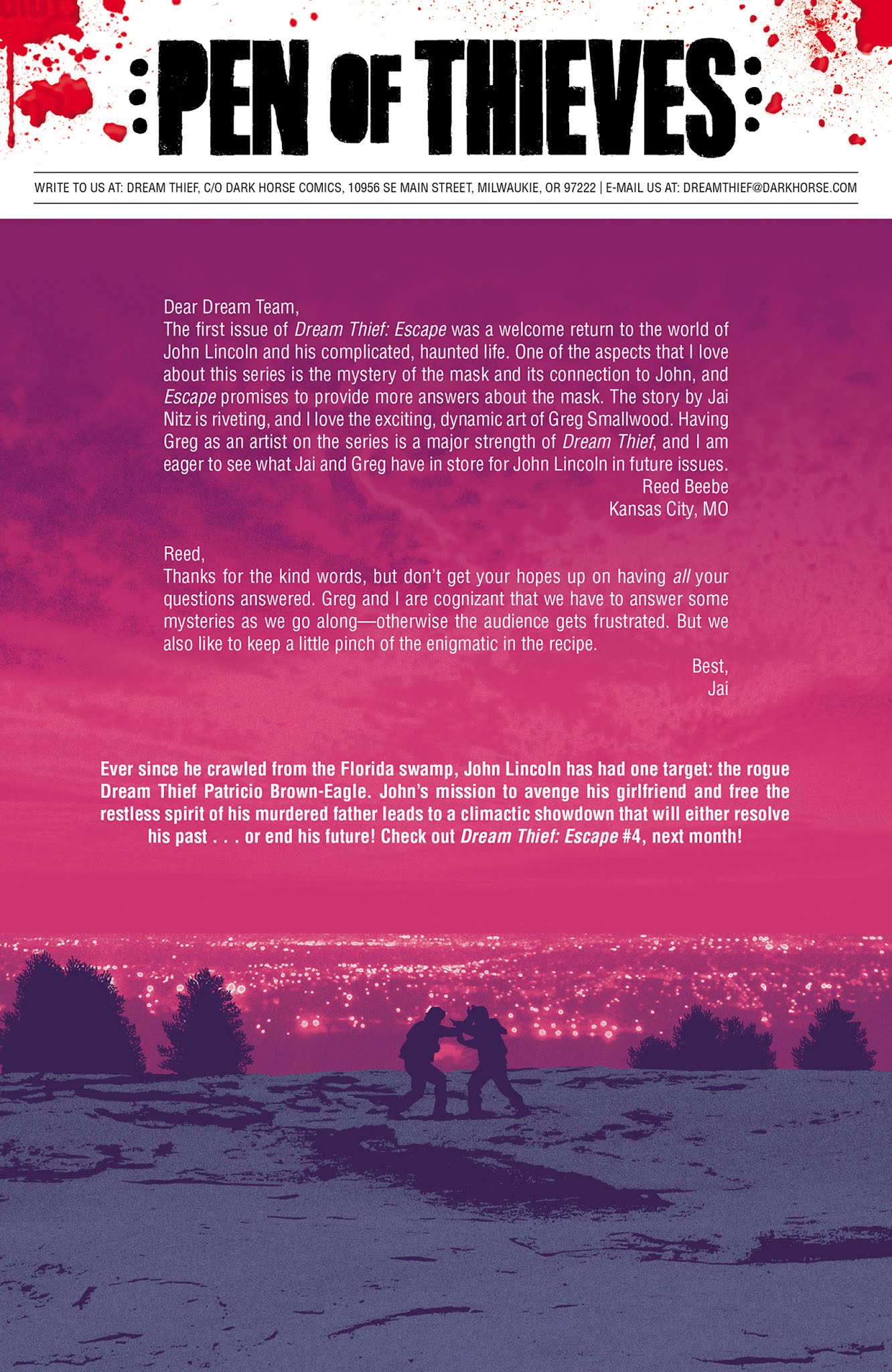Read online Dream Thief: Escape comic -  Issue #3 - 25
