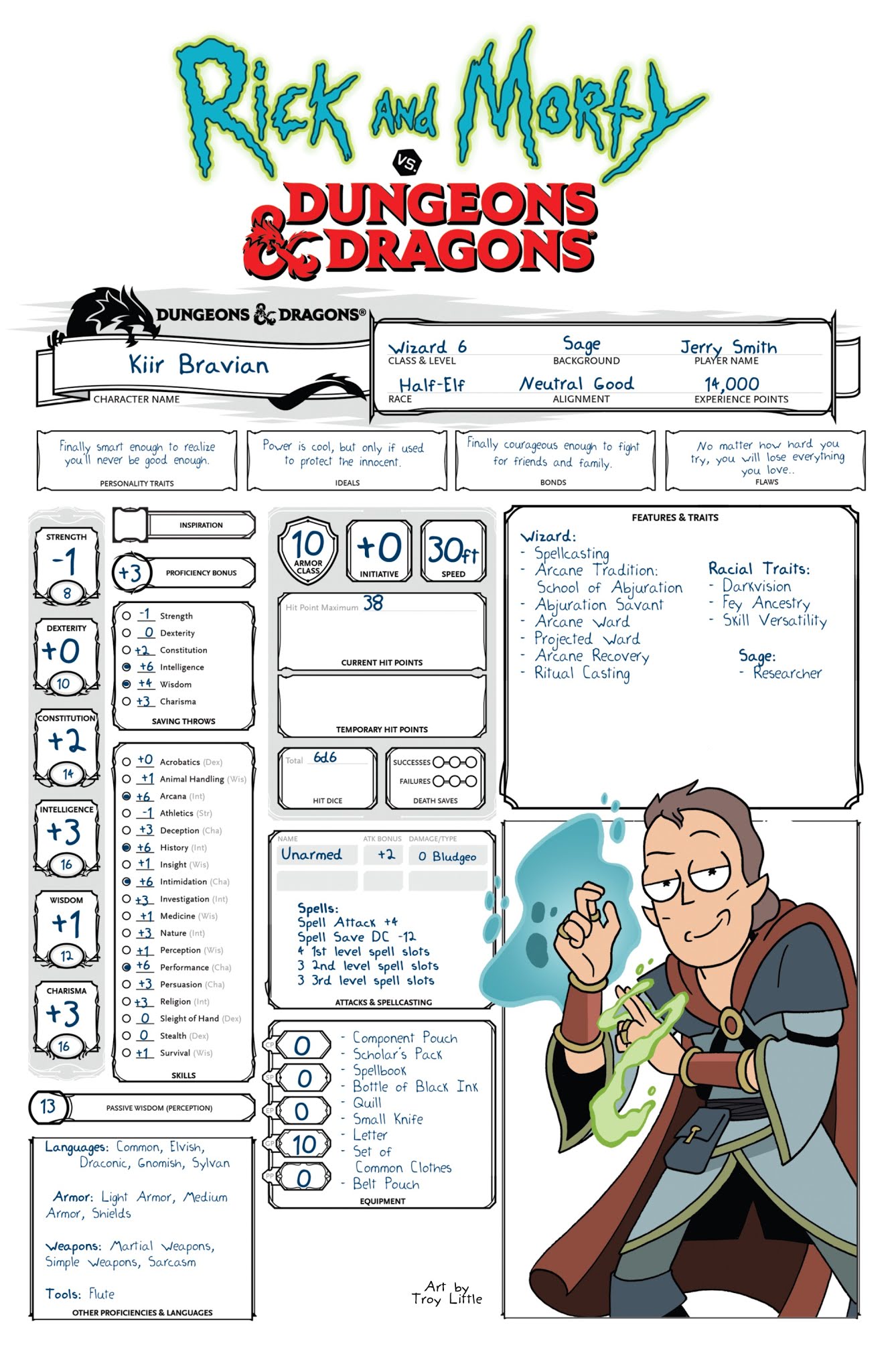 Read online Rick and Morty vs Dungeons & Dragons comic -  Issue #3 - 28