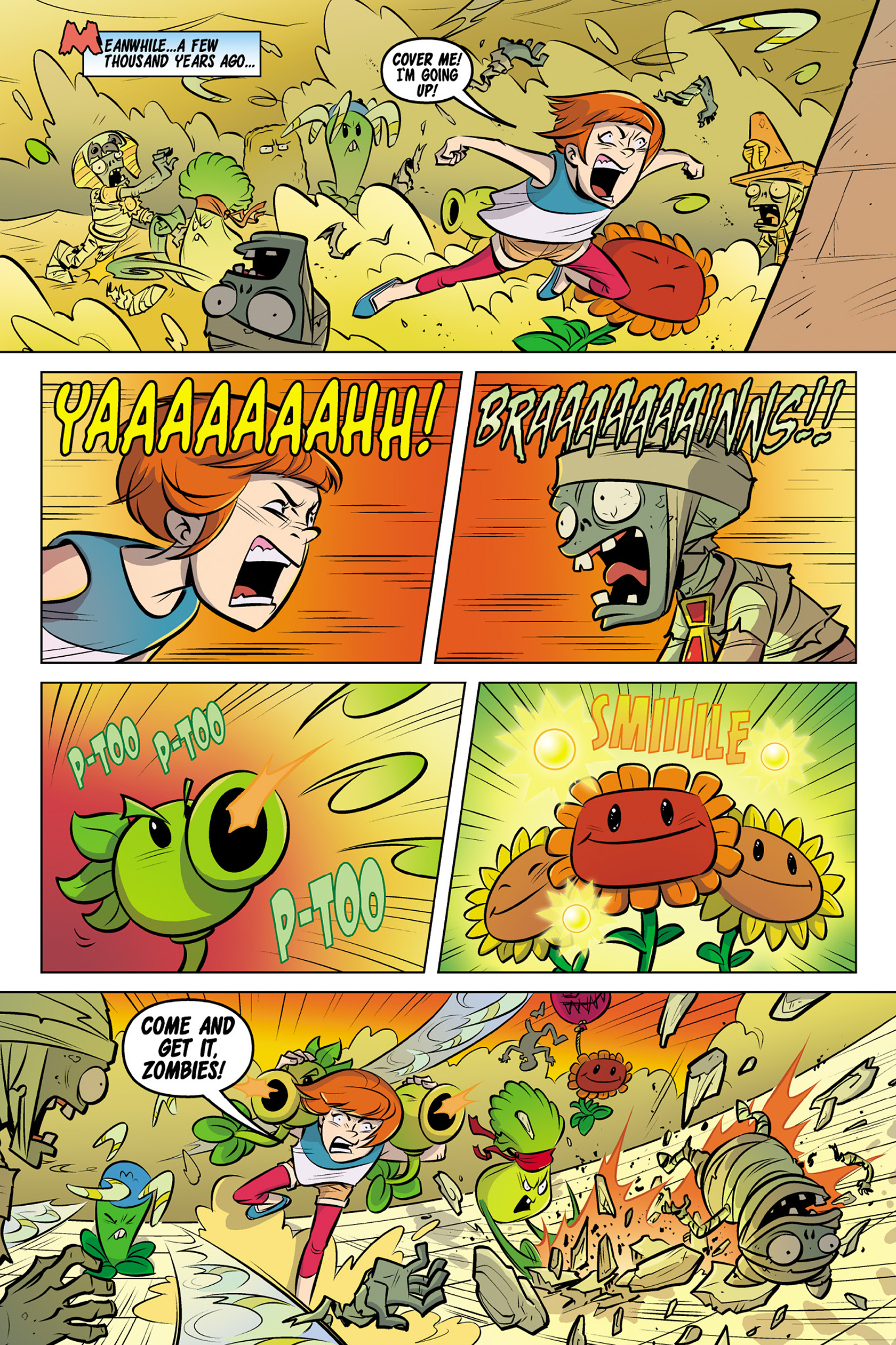 Read online Plants vs. Zombies: Timepocalypse comic -  Issue #2 - 9