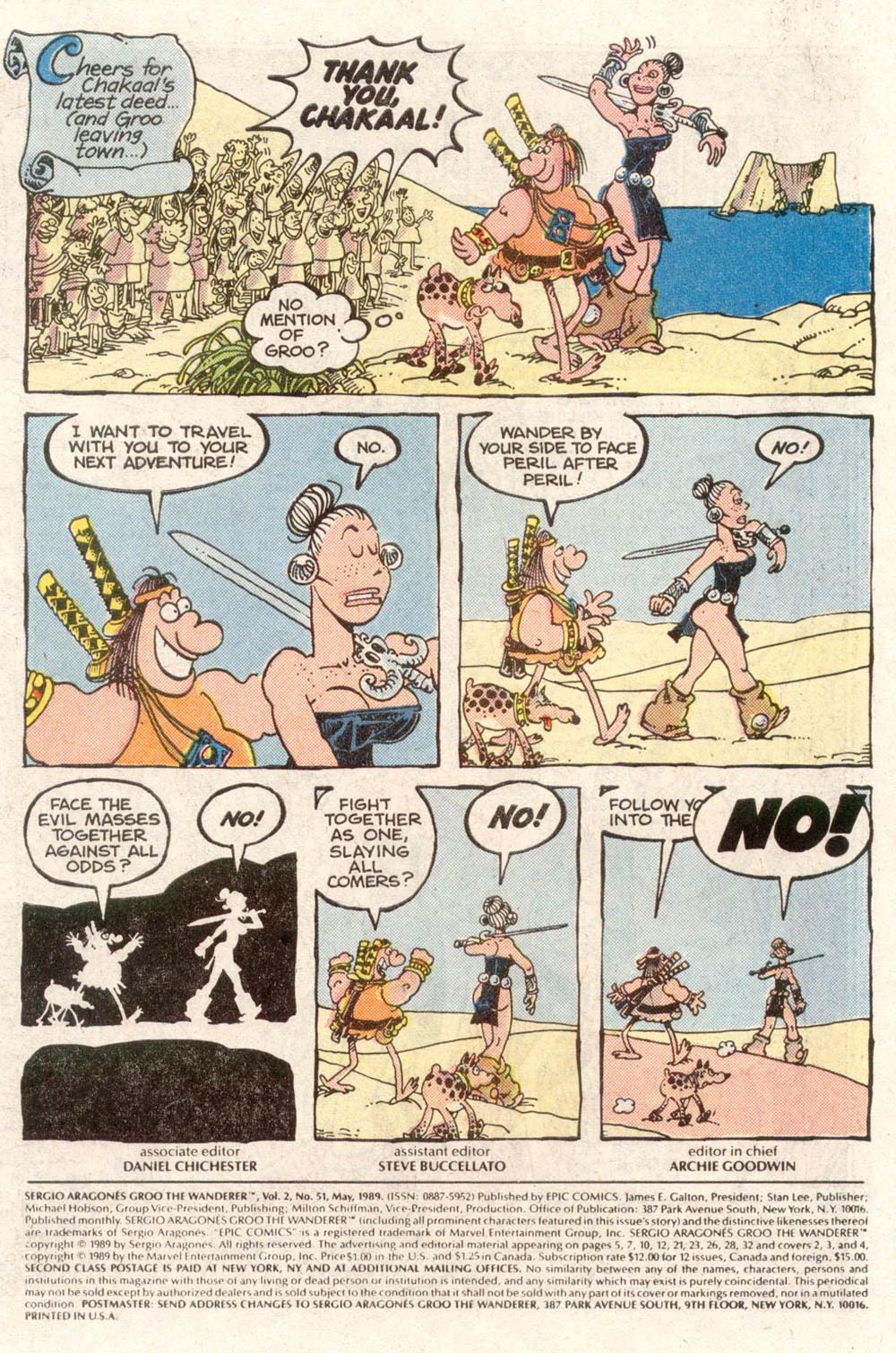 Read online Sergio Aragonés Groo the Wanderer comic -  Issue #51 - 2