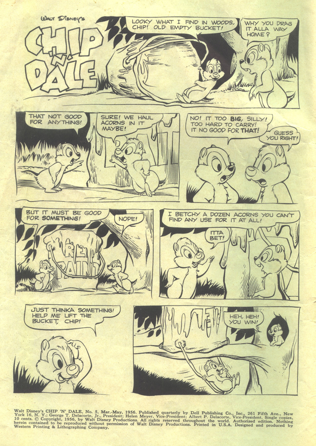 Read online Walt Disney's Chip 'N' Dale comic -  Issue #5 - 2