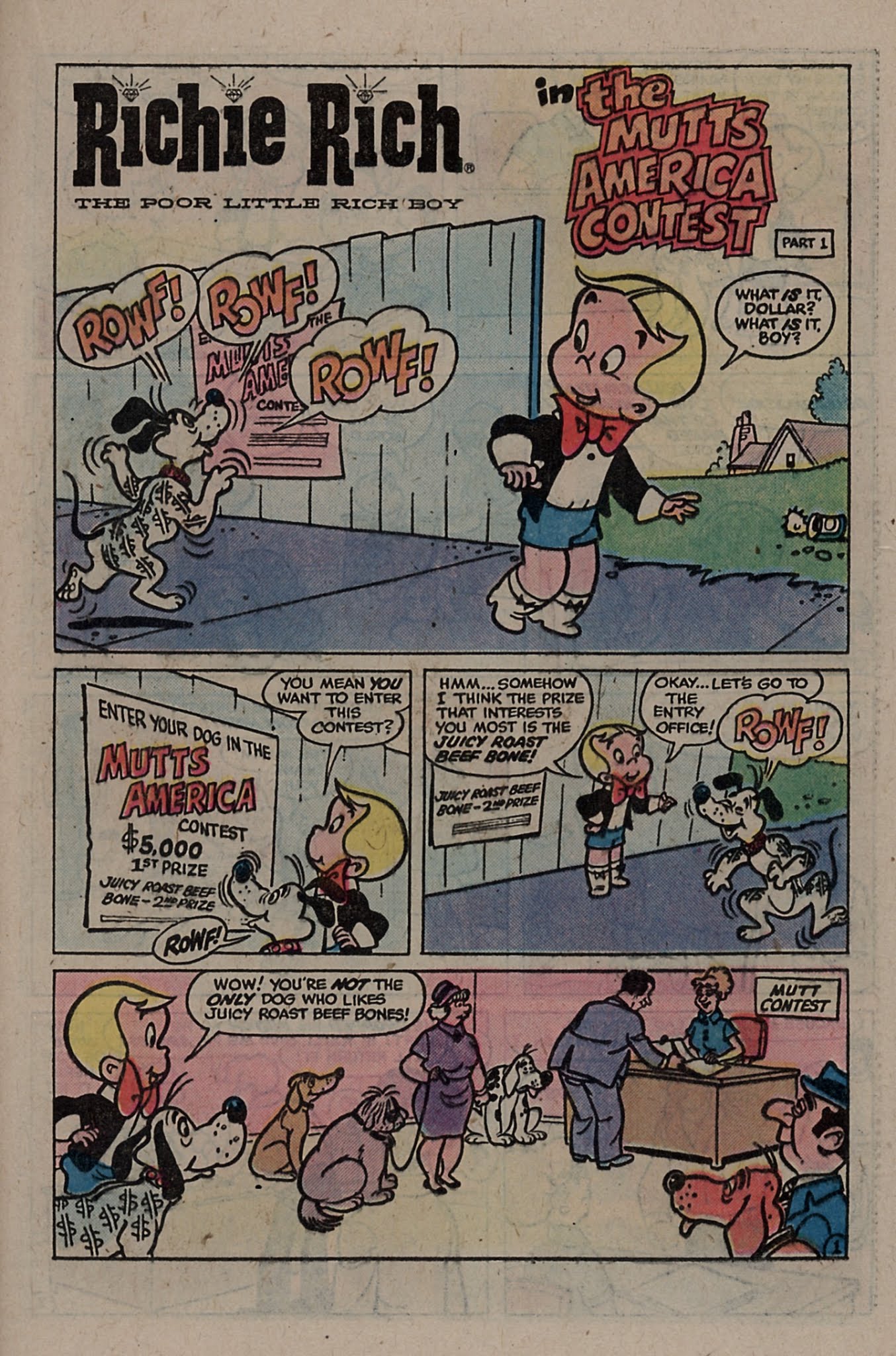 Read online Richie Rich & Dollar the Dog comic -  Issue #8 - 37