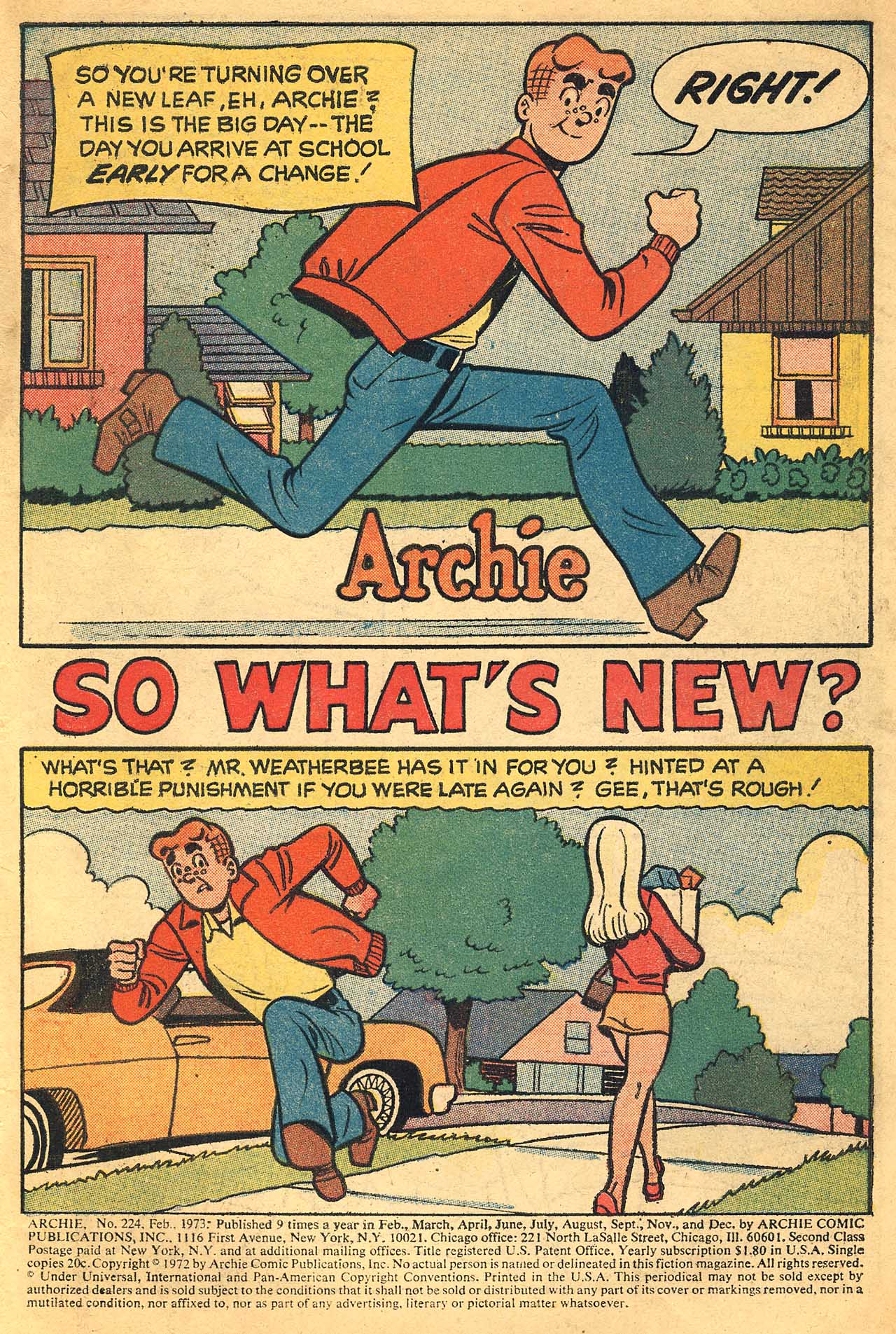 Read online Archie (1960) comic -  Issue #224 - 3